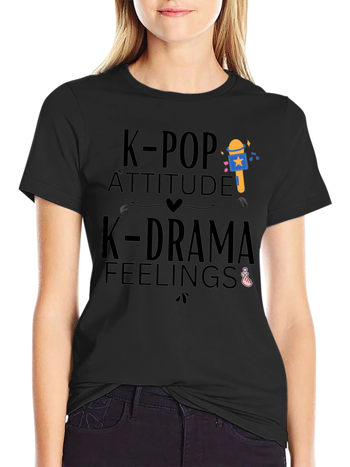 K-Pop Attitude & K-Drama Feelings T-Shirt