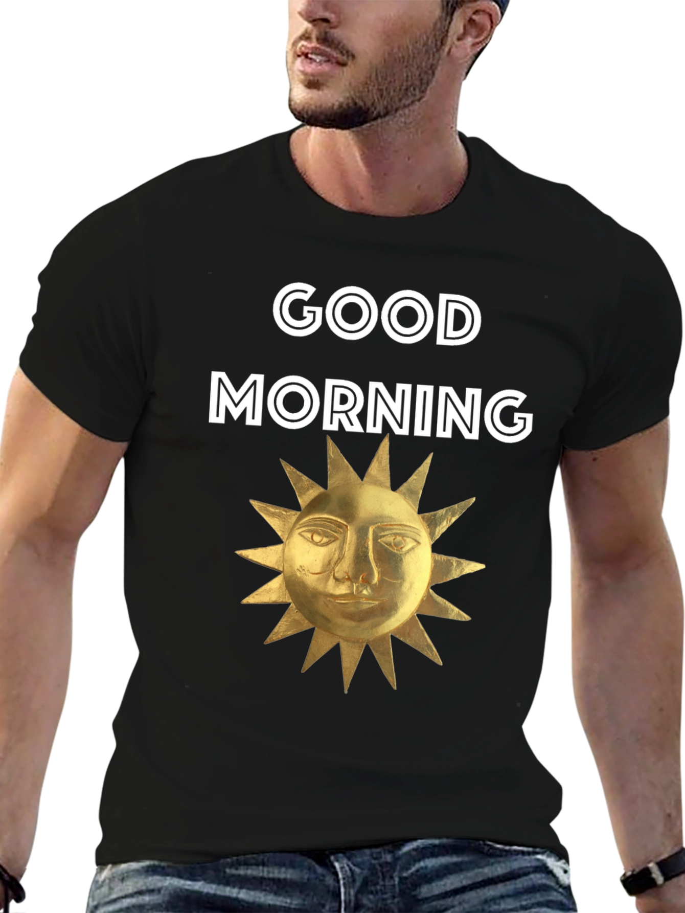 Good Morning Sun Graphic Tee - Soft Cotton