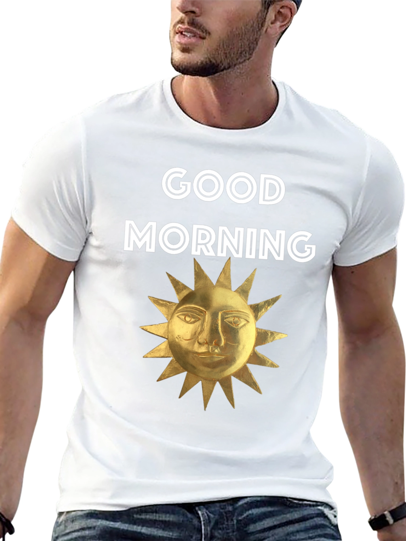 Good Morning Sun Graphic Tee - Soft Cotton