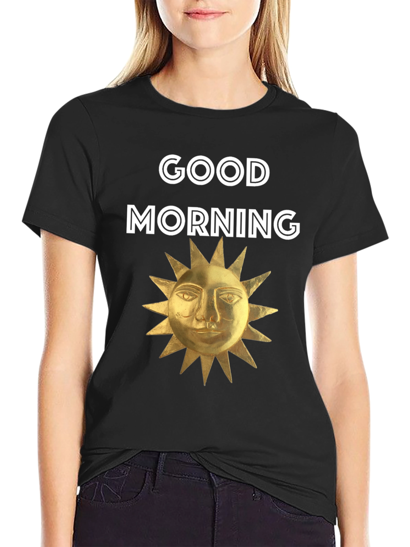 Good Morning Sun Graphic Tee - Soft Cotton