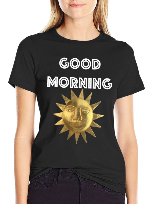Good Morning Sun Graphic Tee - Soft Cotton