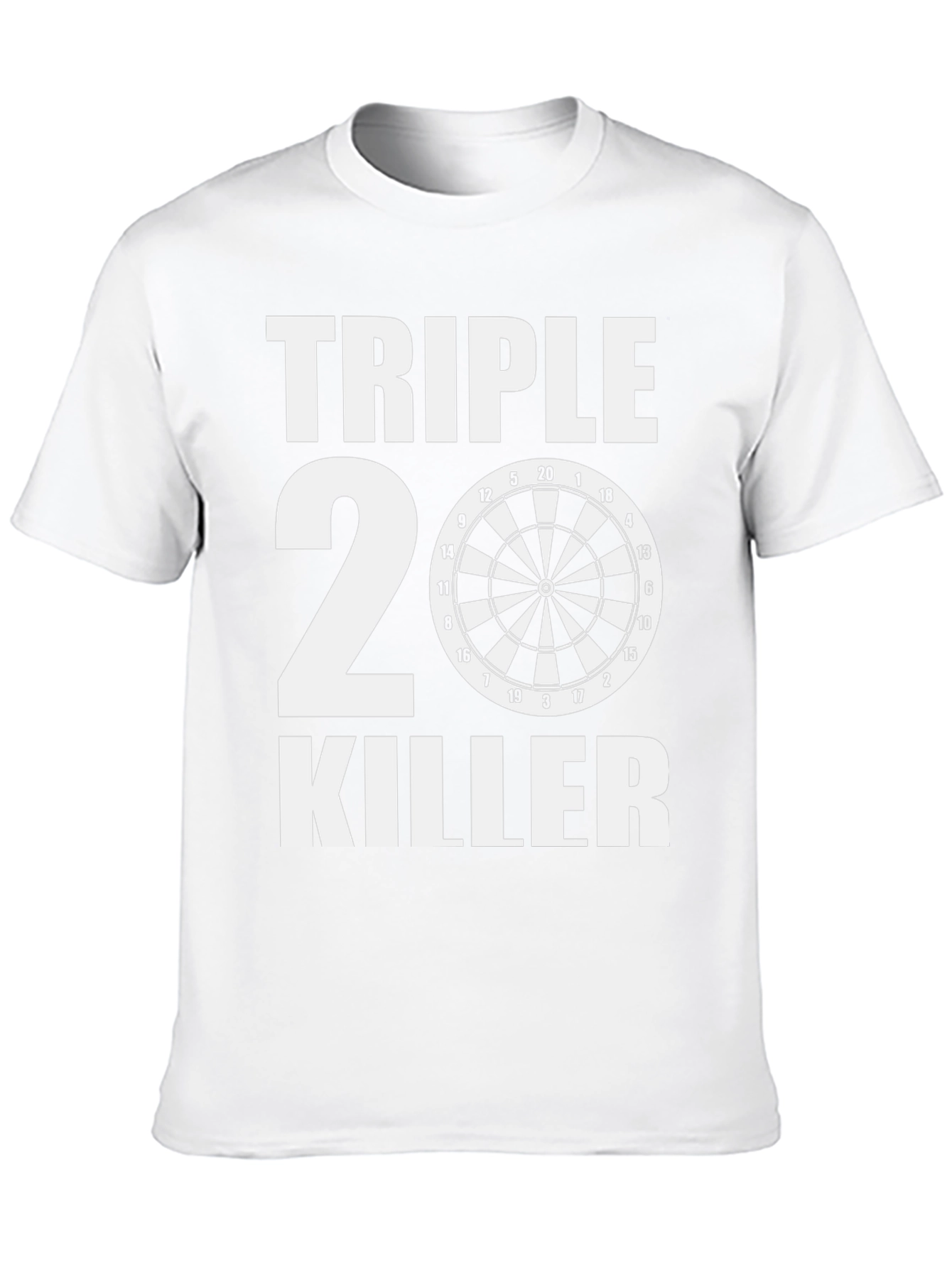 Triple 20 Killer T-Shirt - Dartboard Tee