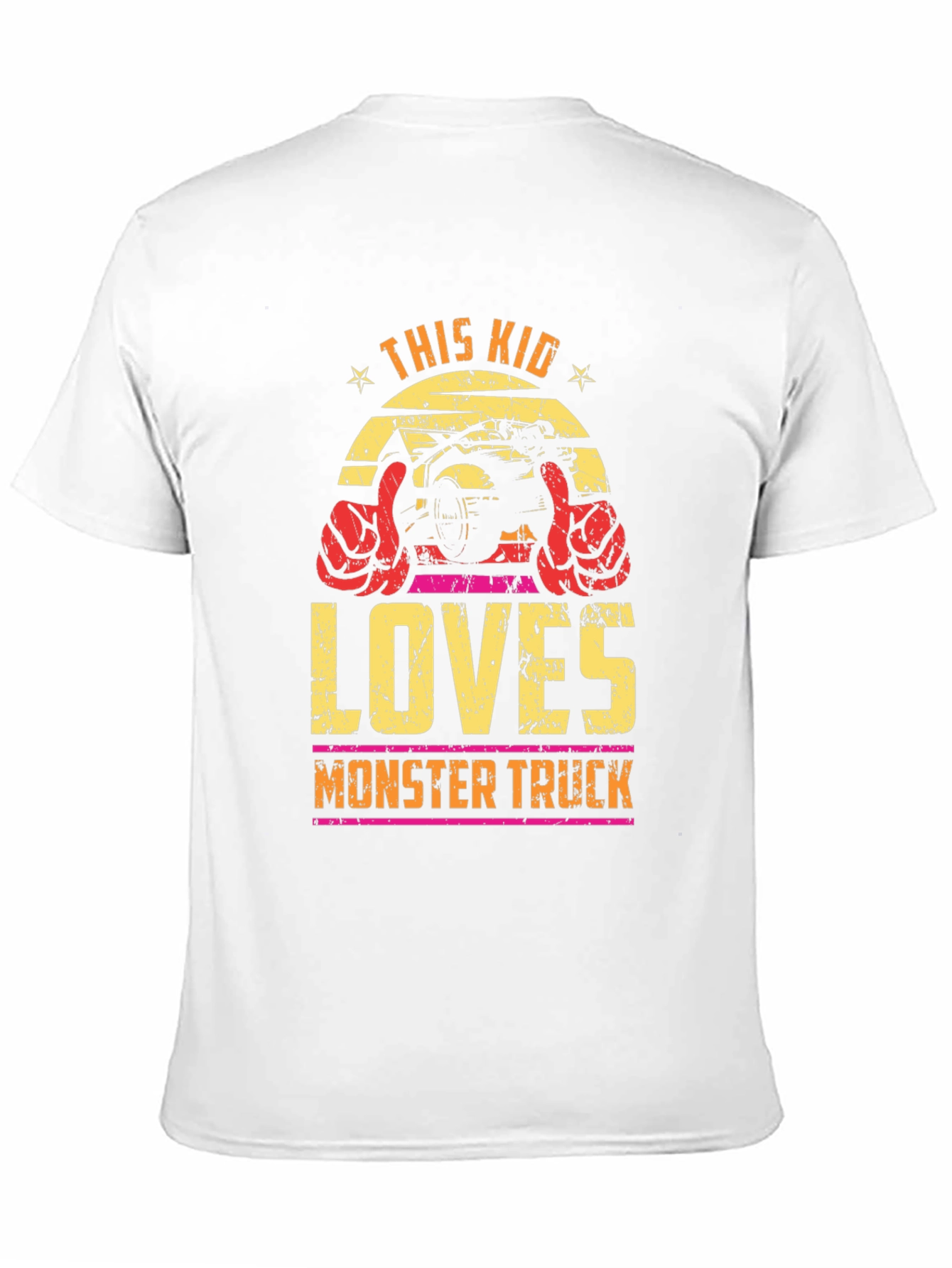 This Kid Loves Monster Truck Graphic T-Shirt
