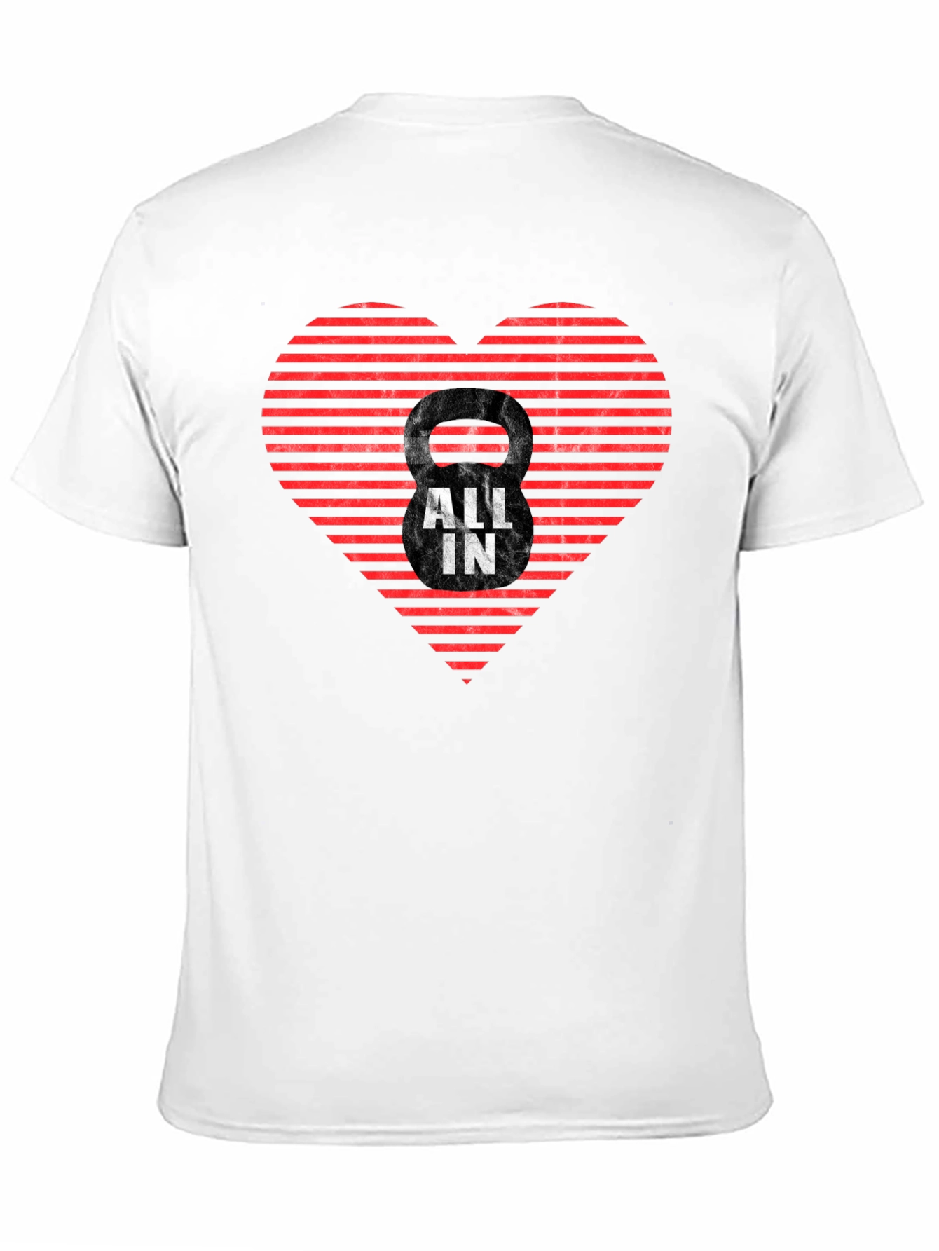 All In Kettlebell Heart T-Shirt