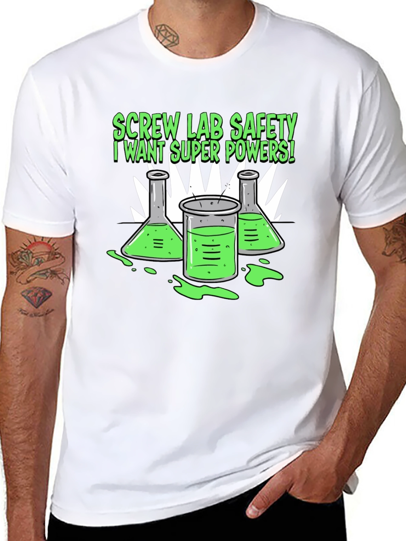 Screw Lab Safety T-Shirt - Super Powers