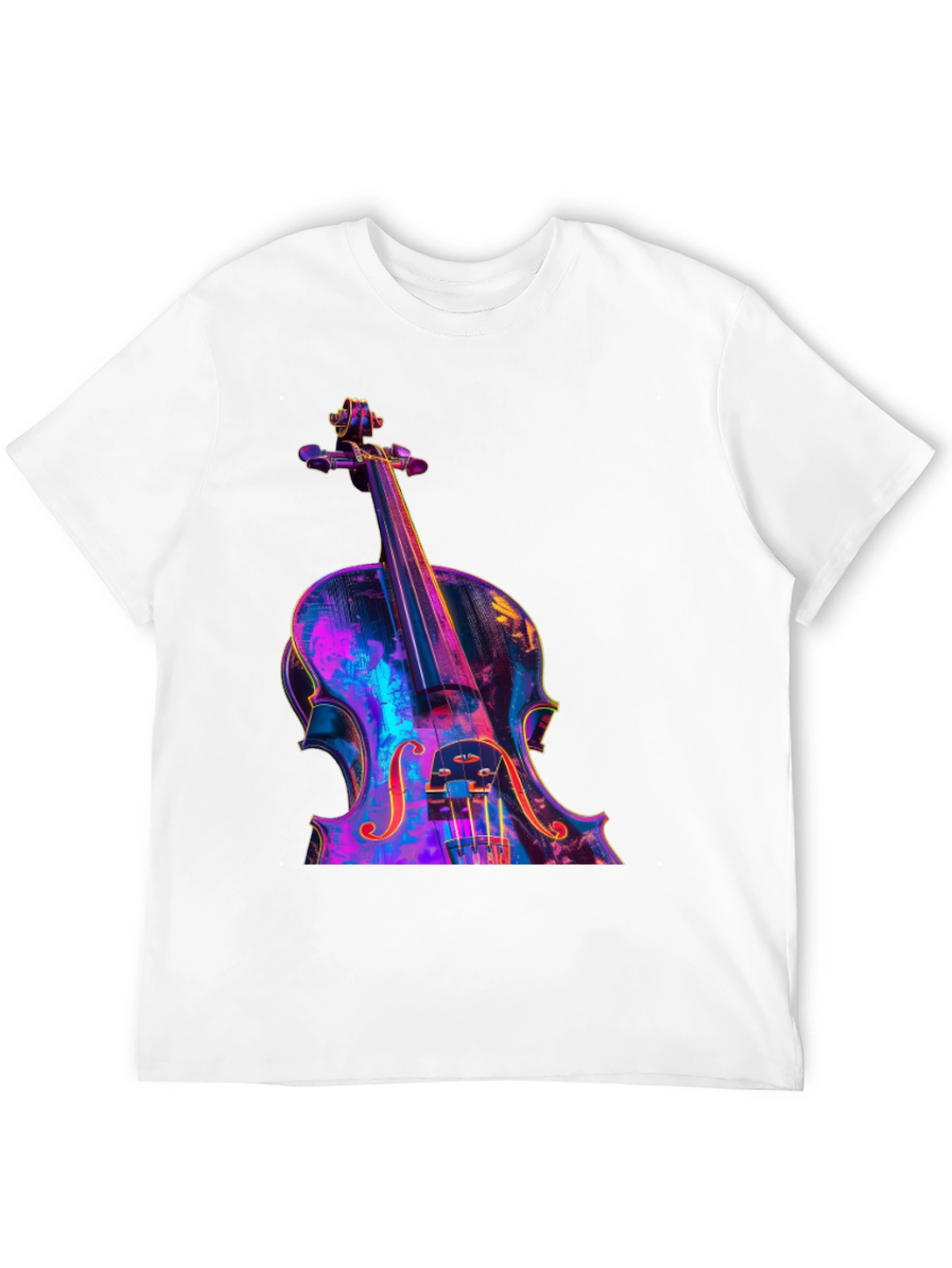 Violin Graphic Tee - Musicians Black T-Shirt