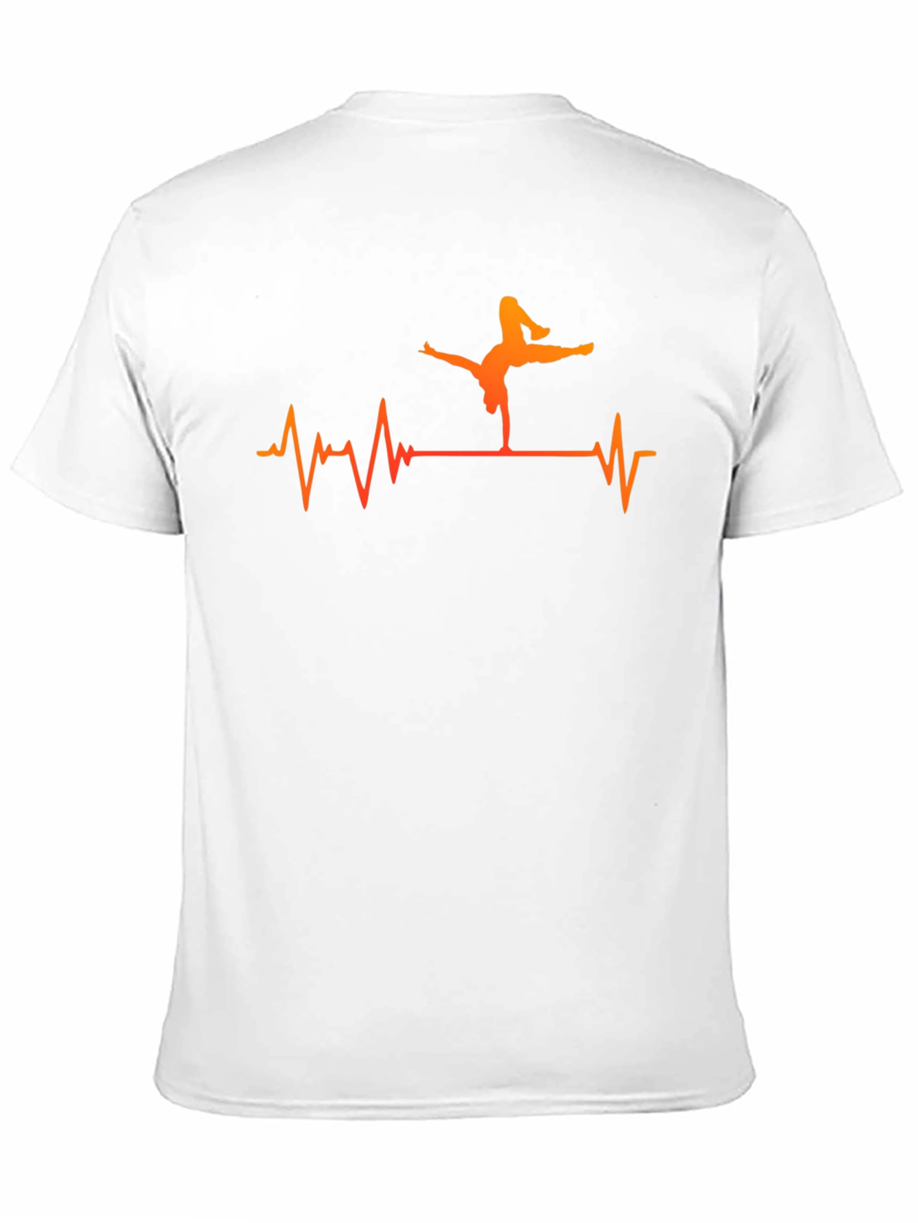 Handstand Heartbeat T-Shirt - Black