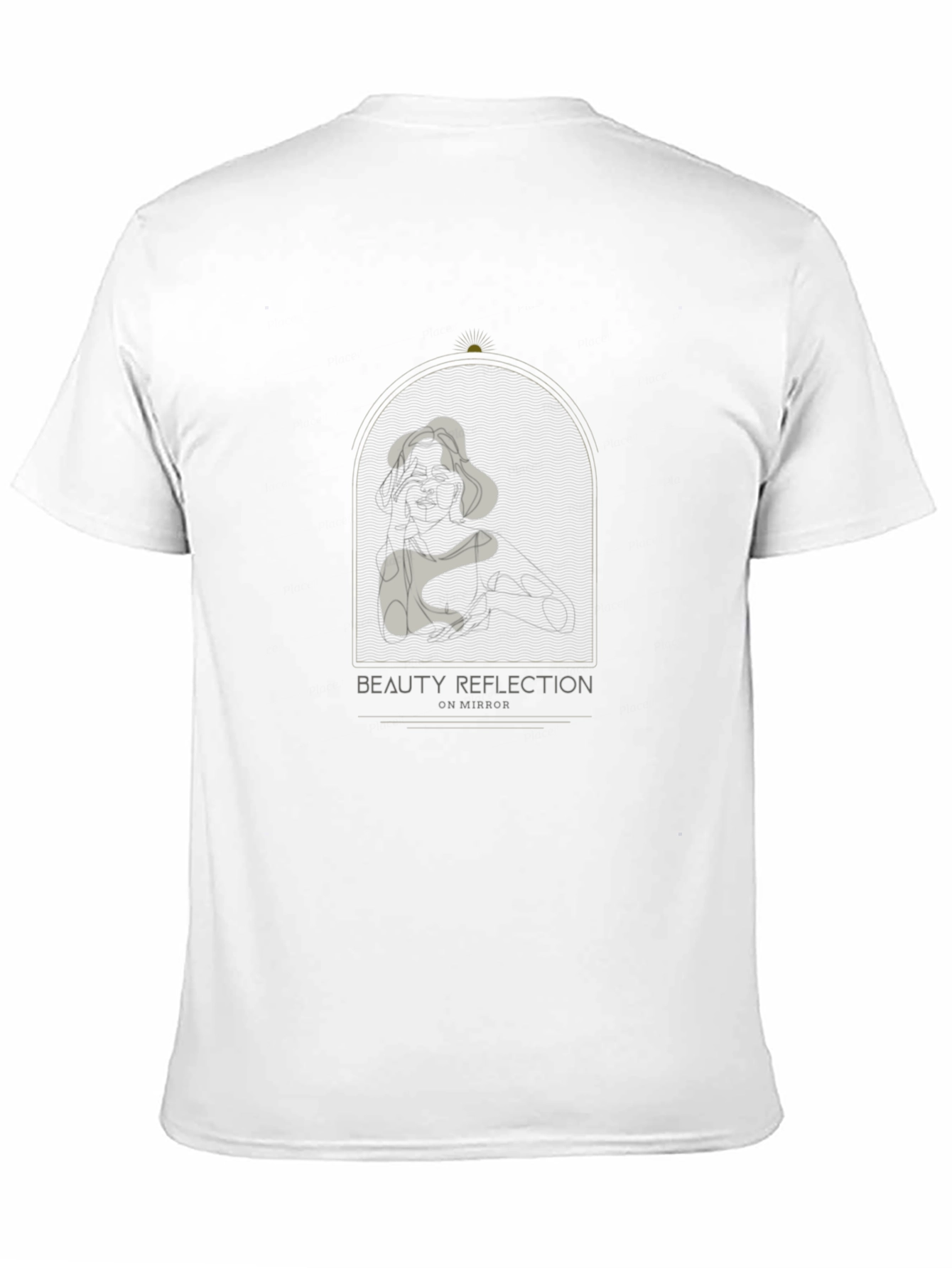 Abstract Beauty Reflection Graphic Tee