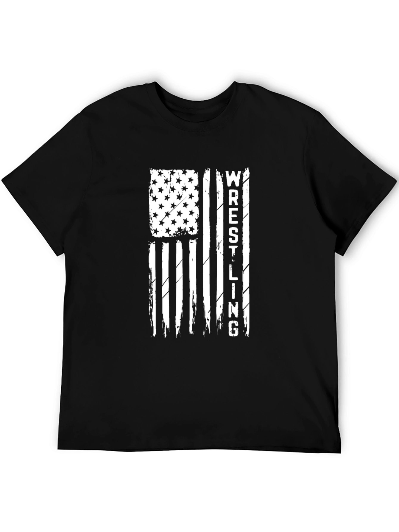 Wrestling American Flag T-Shirt