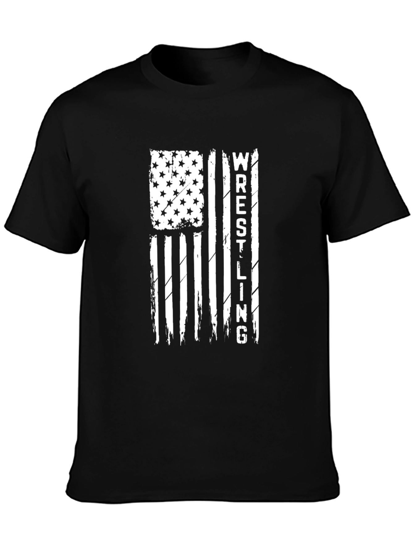Wrestling American Flag T-Shirt