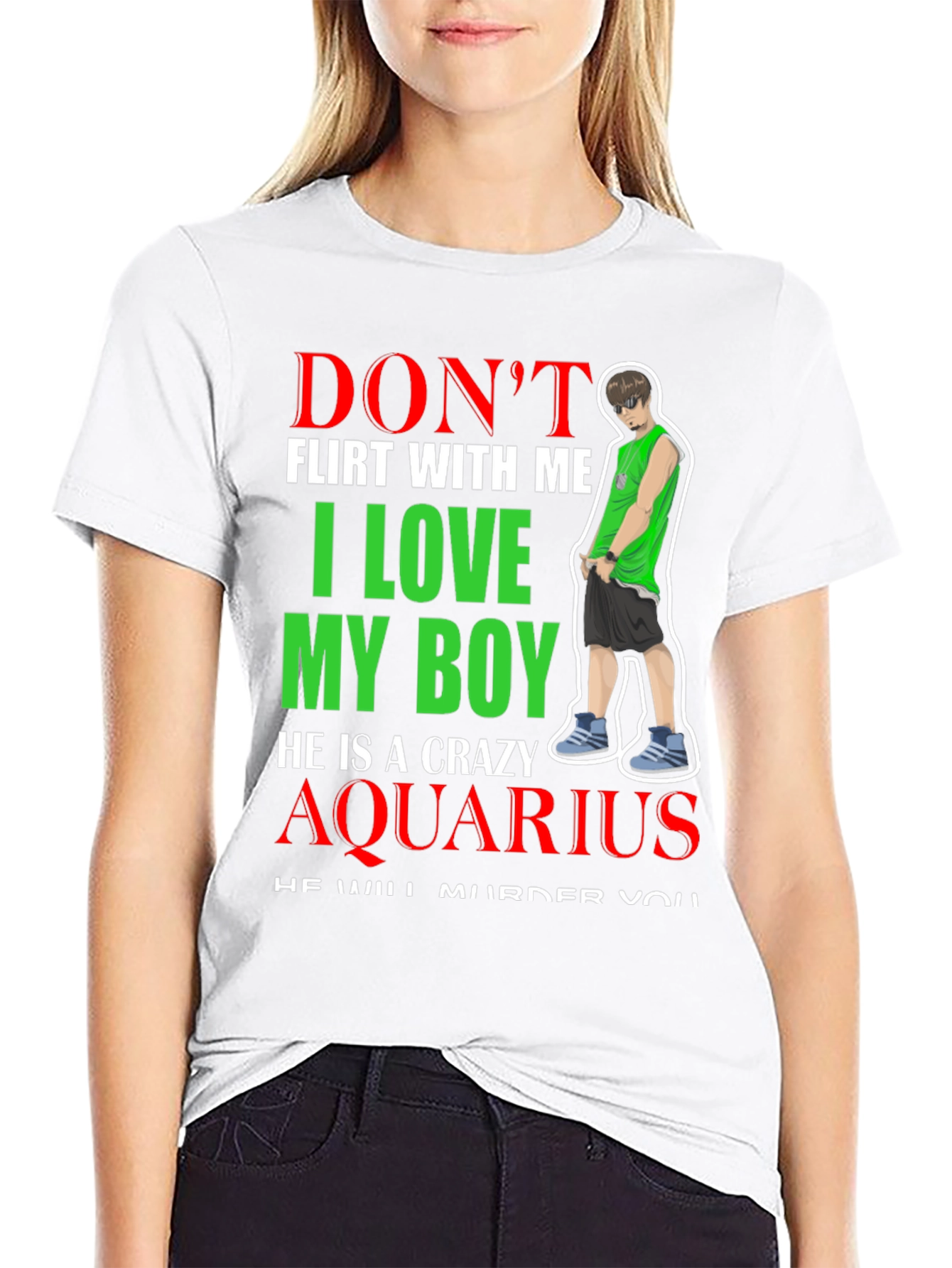Crazy Aquarius Boy T-Shirt