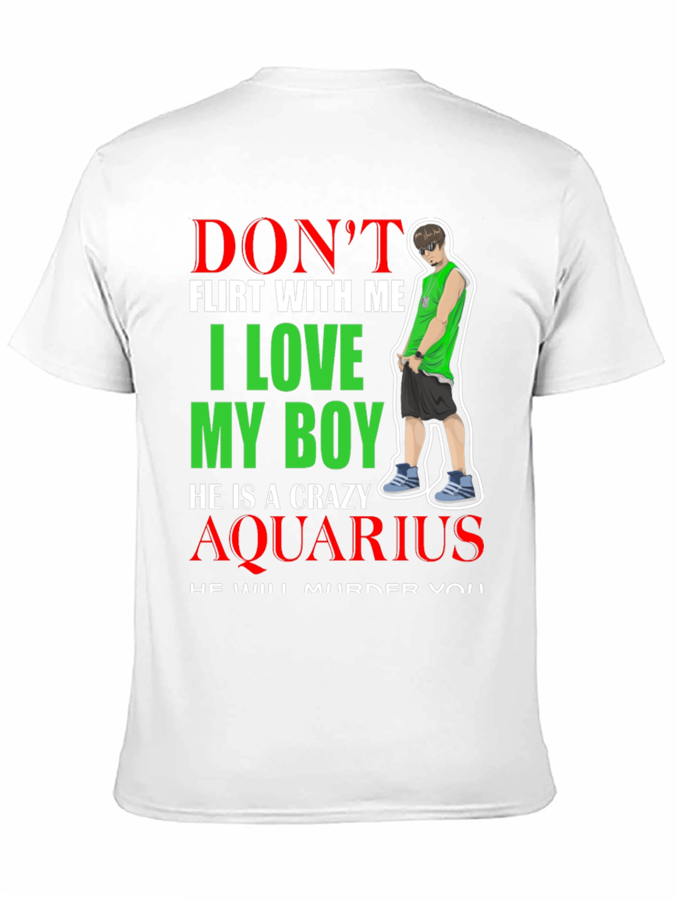 Crazy Aquarius Boy T-Shirt
