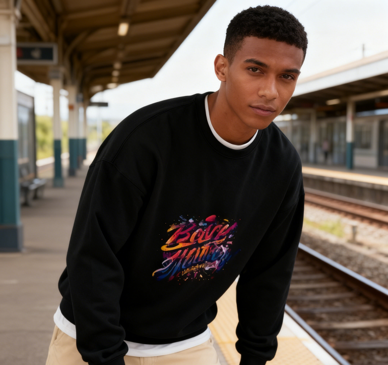 Bold 'Love Wins' Graphic Crewneck – Vibrant Style for Inclusive Hearts