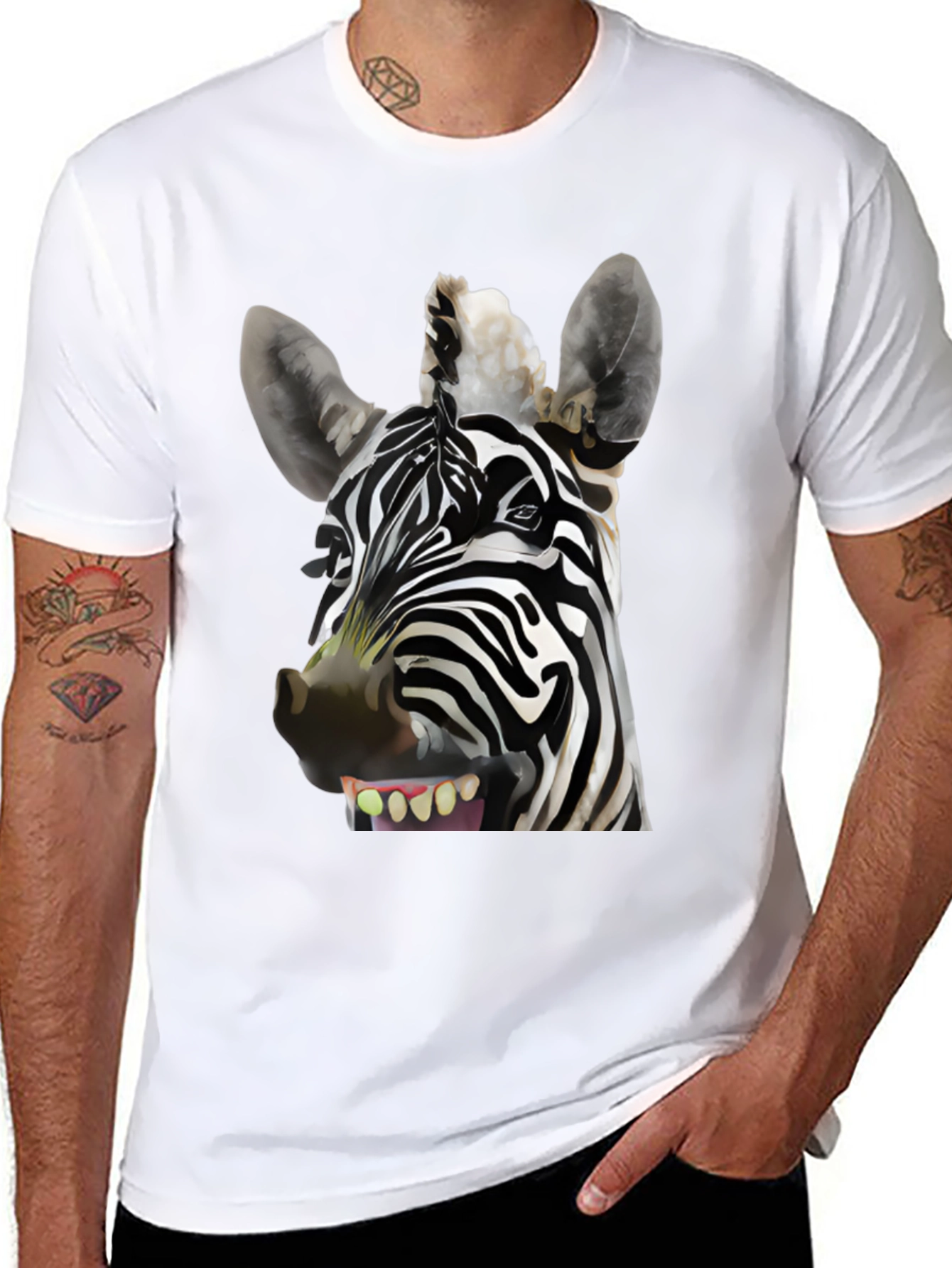 Zebra Tee: Wild Style Graphic T-Shirt