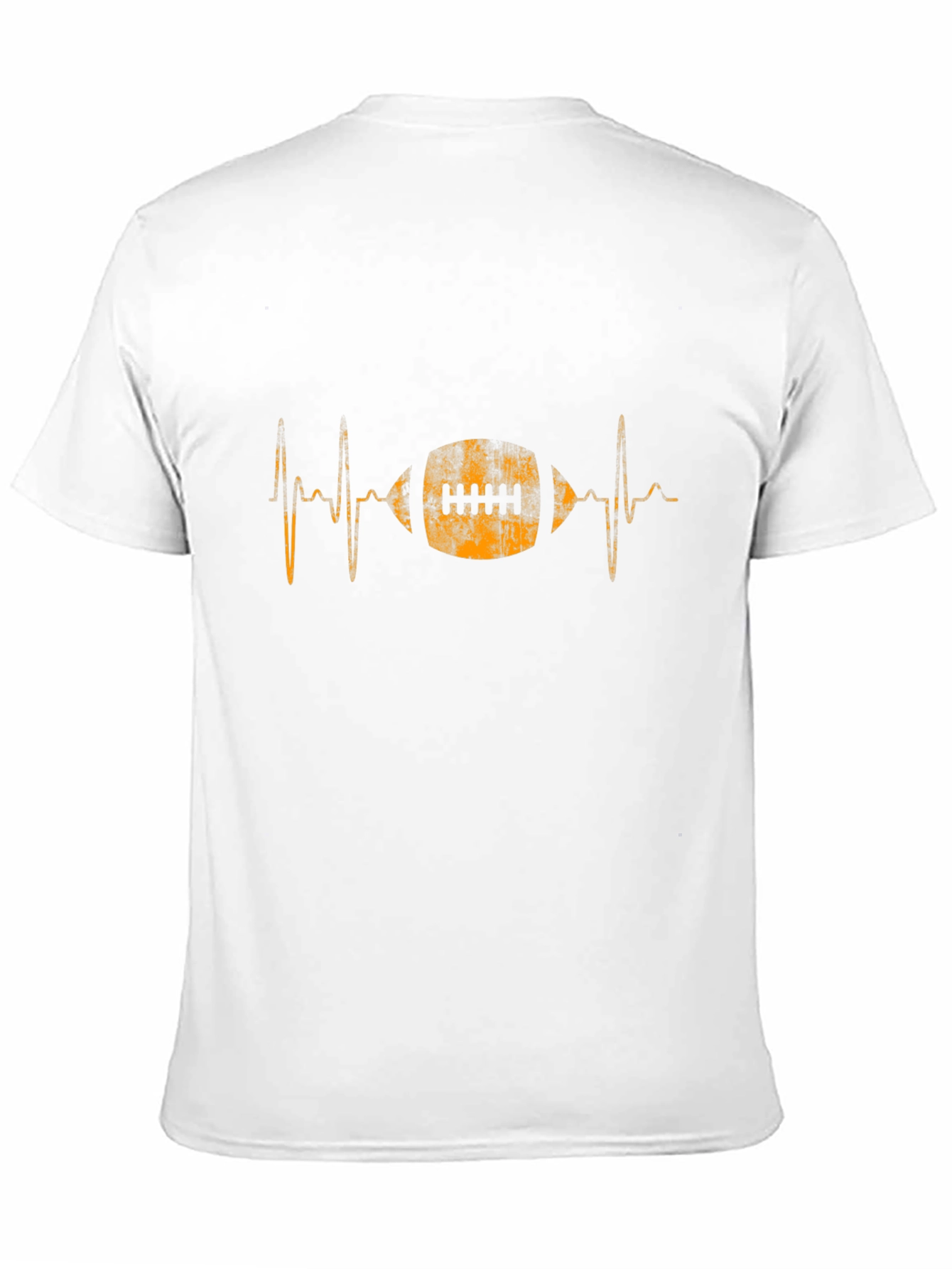 Football Heartbeat Graphic Tee