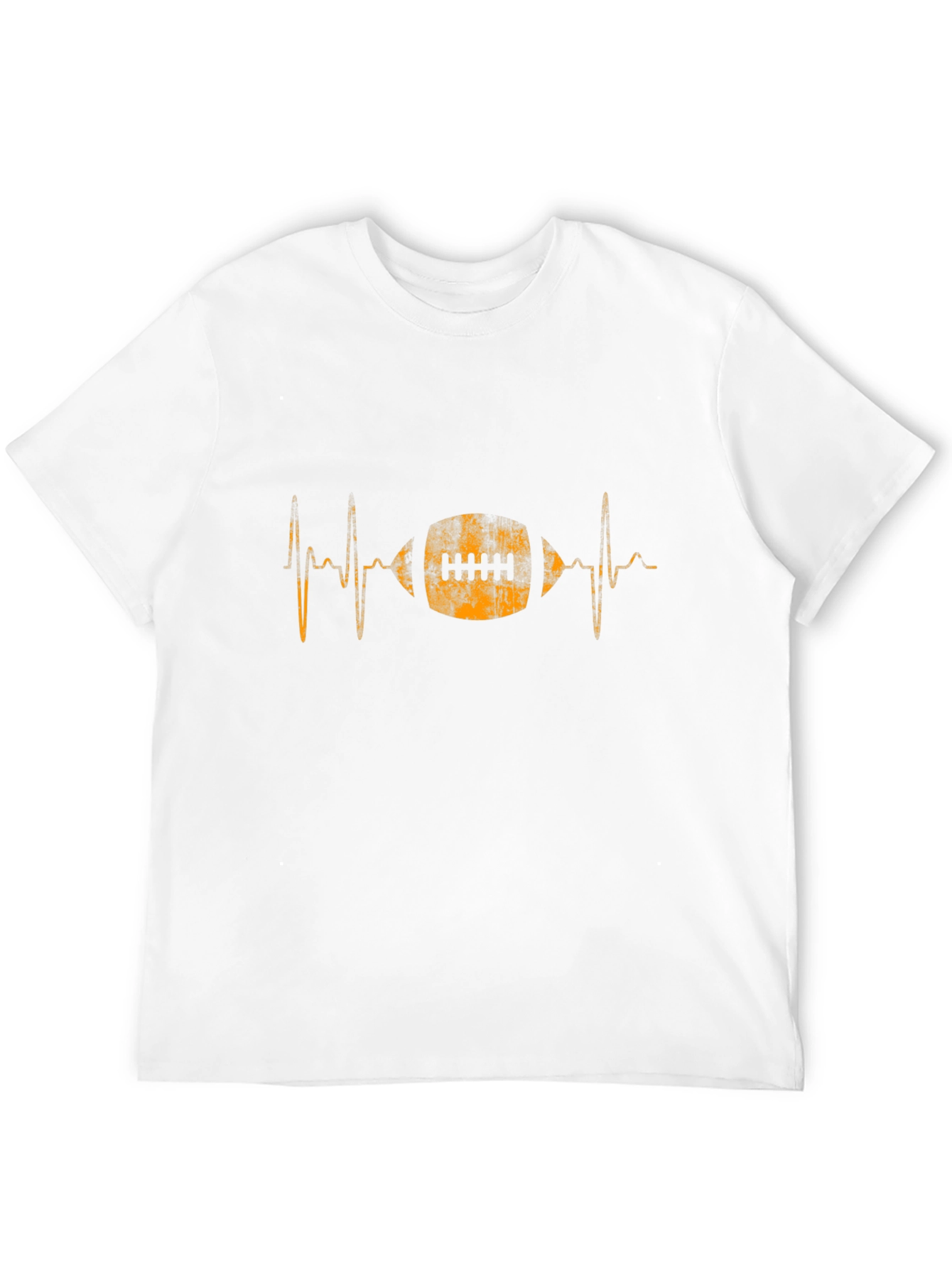 Football Heartbeat Graphic Tee