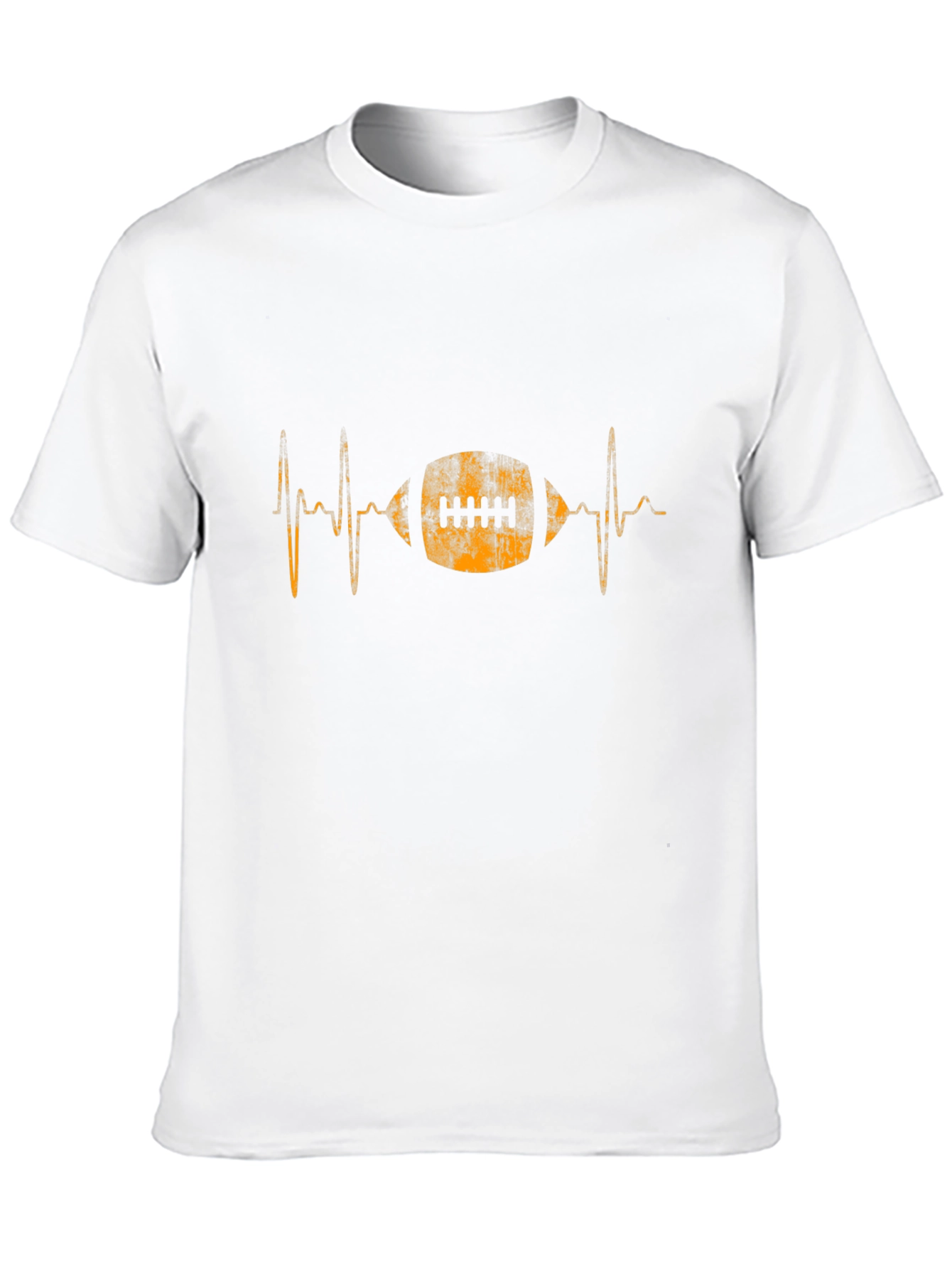Football Heartbeat Graphic Tee