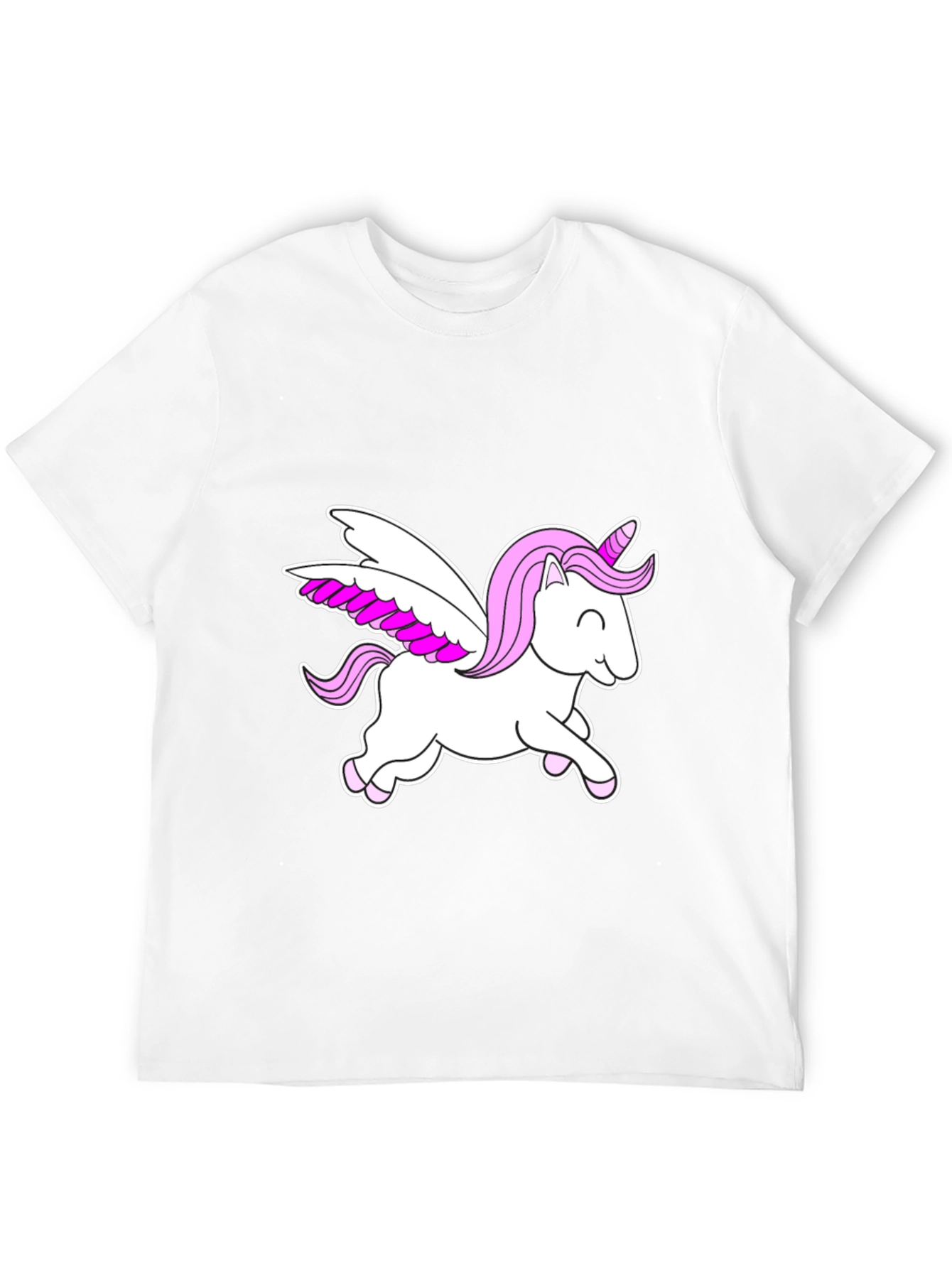 Unicorn Pegasus Black Graphic Tee