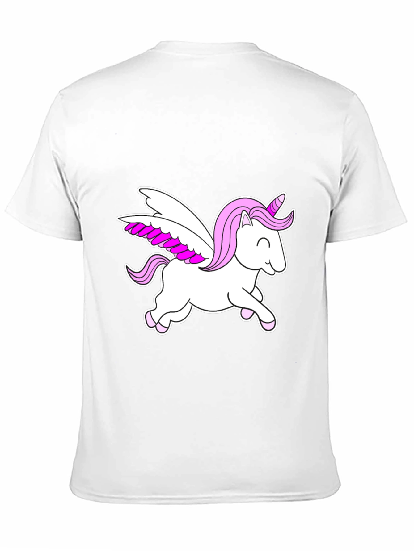 Unicorn Pegasus Black Graphic Tee
