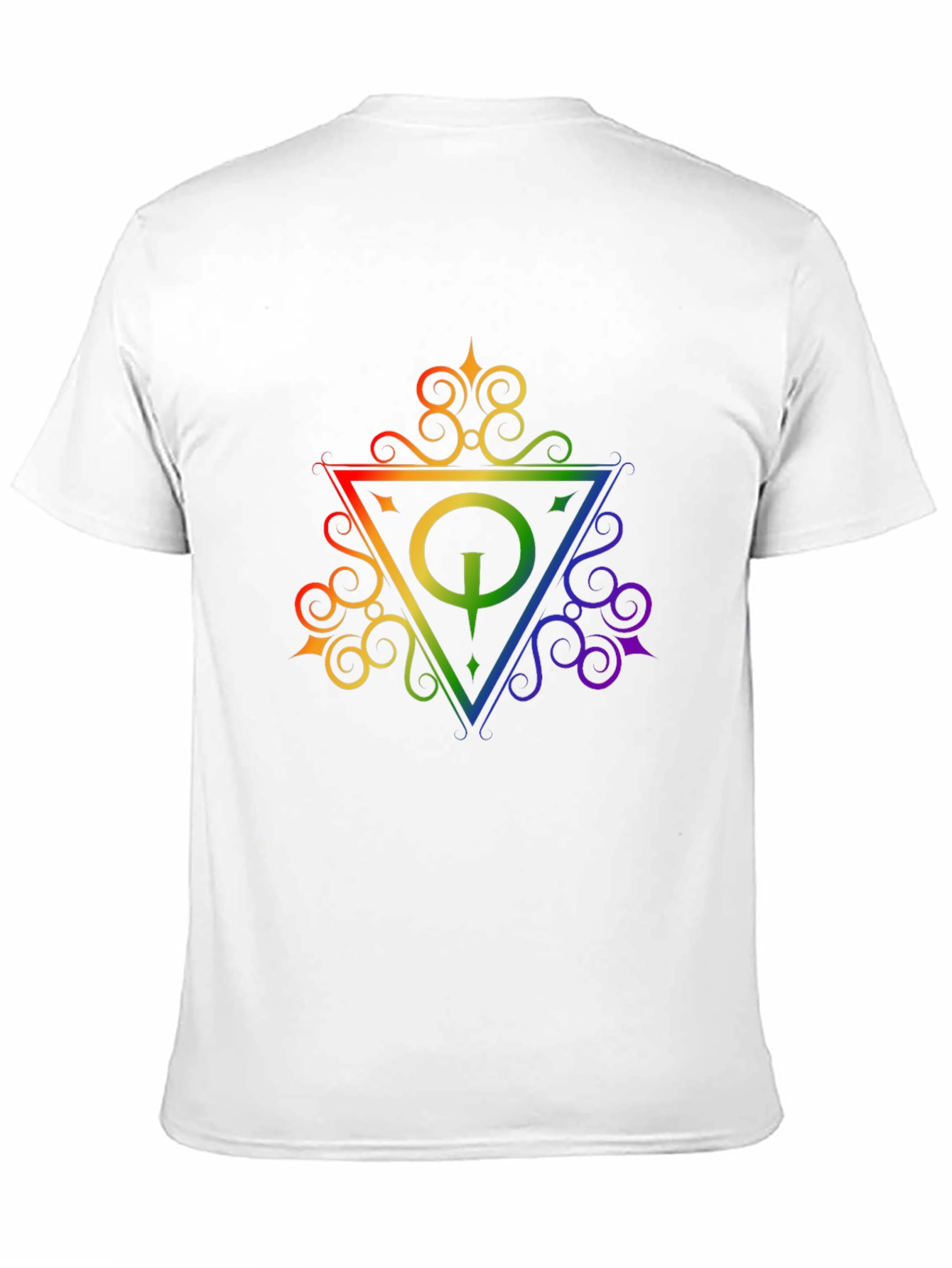 Rainbow Quake Logo Black T-Shirt