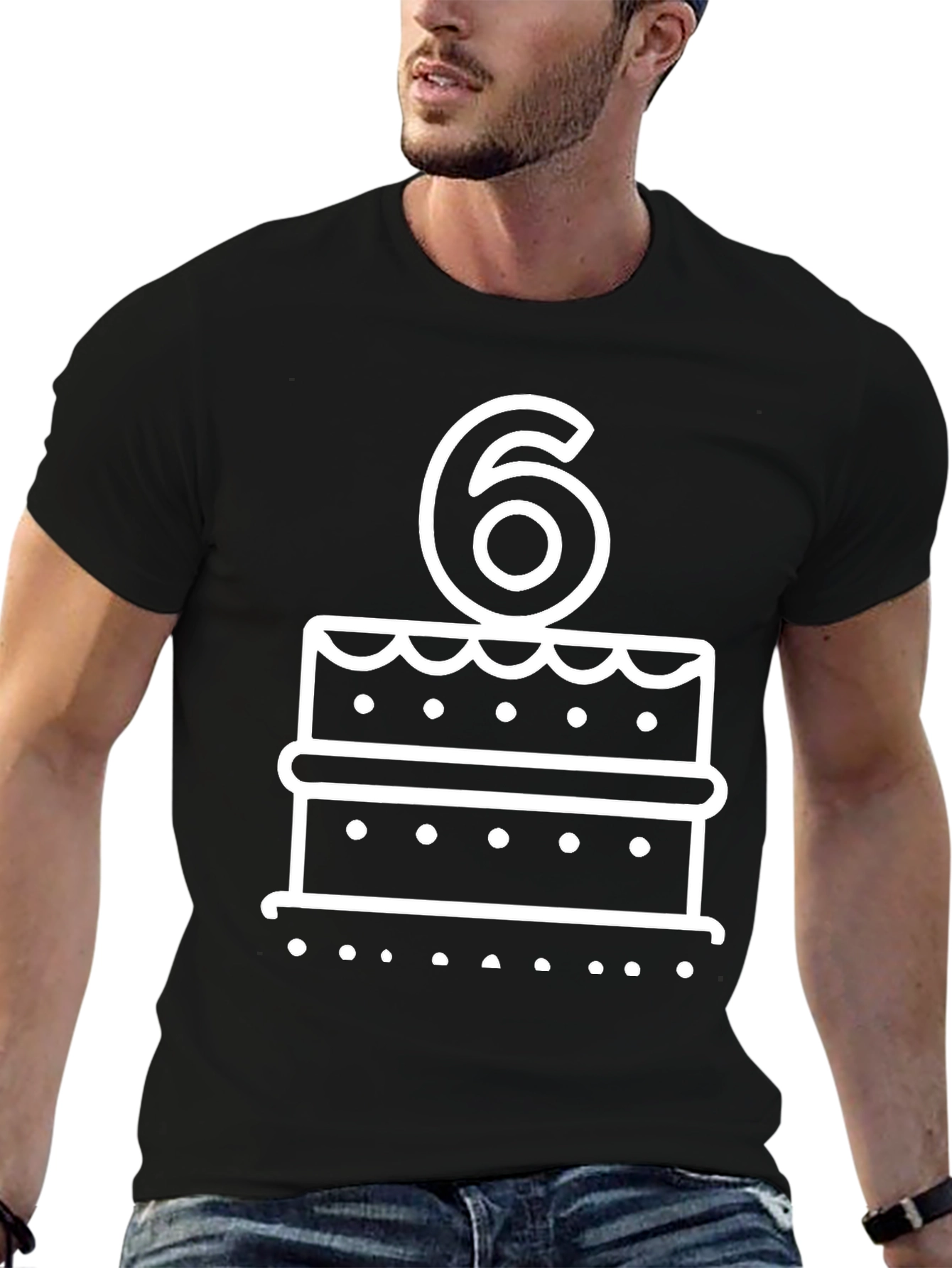 Birthday Cake Number 6 T-Shirt