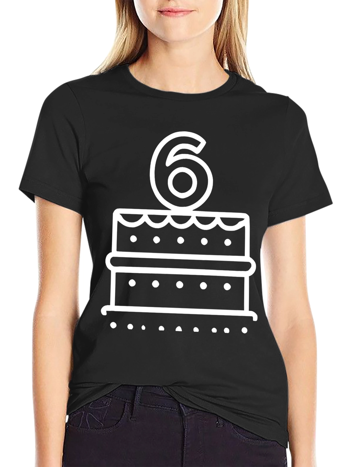 Birthday Cake Number 6 T-Shirt