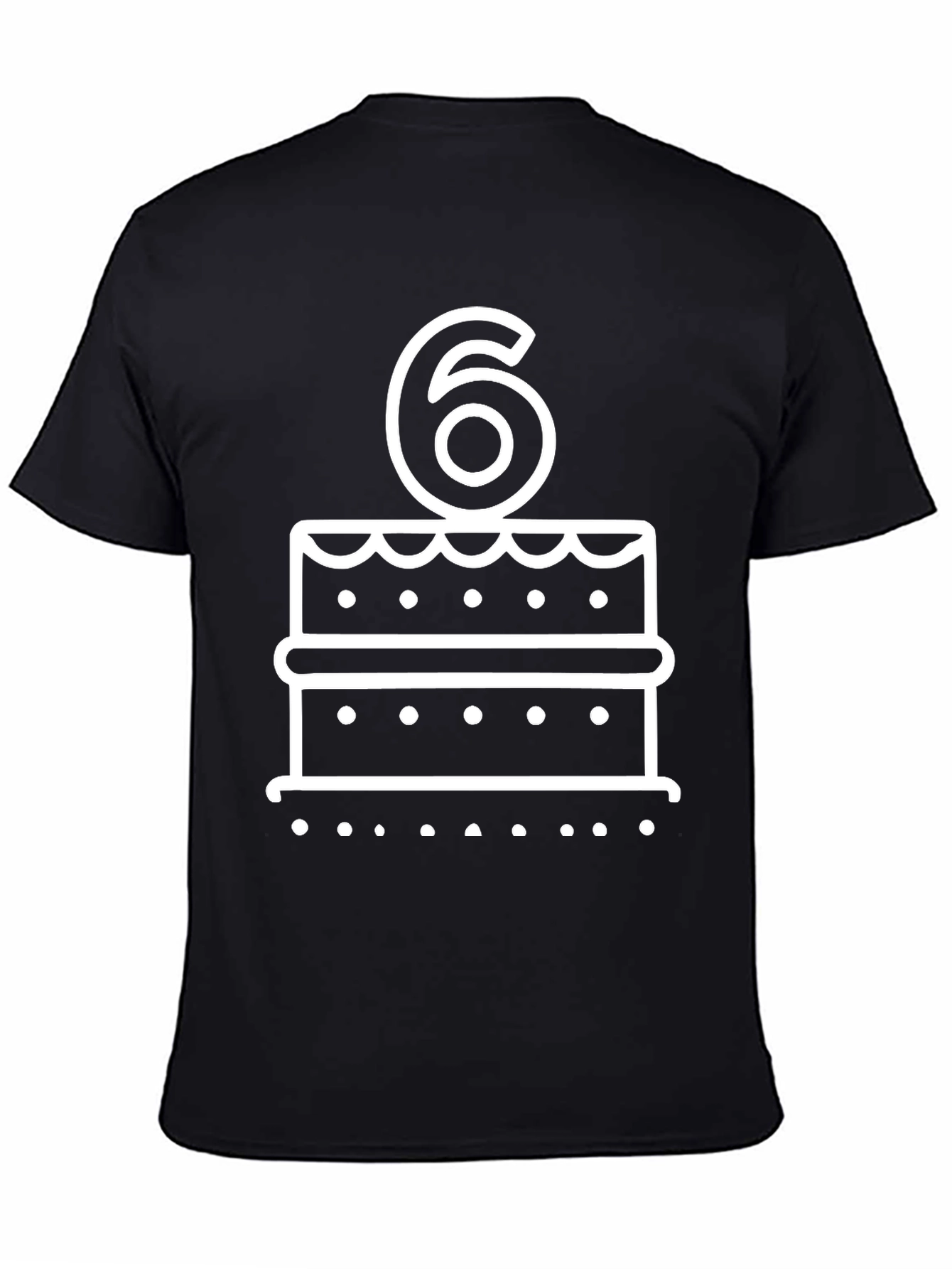 Birthday Cake Number 6 T-Shirt