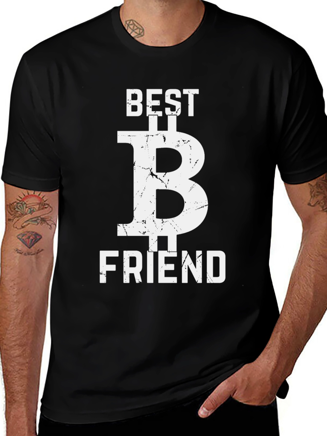 Best B Friend Bitcoin Crypto T-Shirt