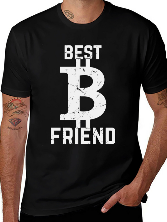 Best B Friend Bitcoin Crypto T-Shirt