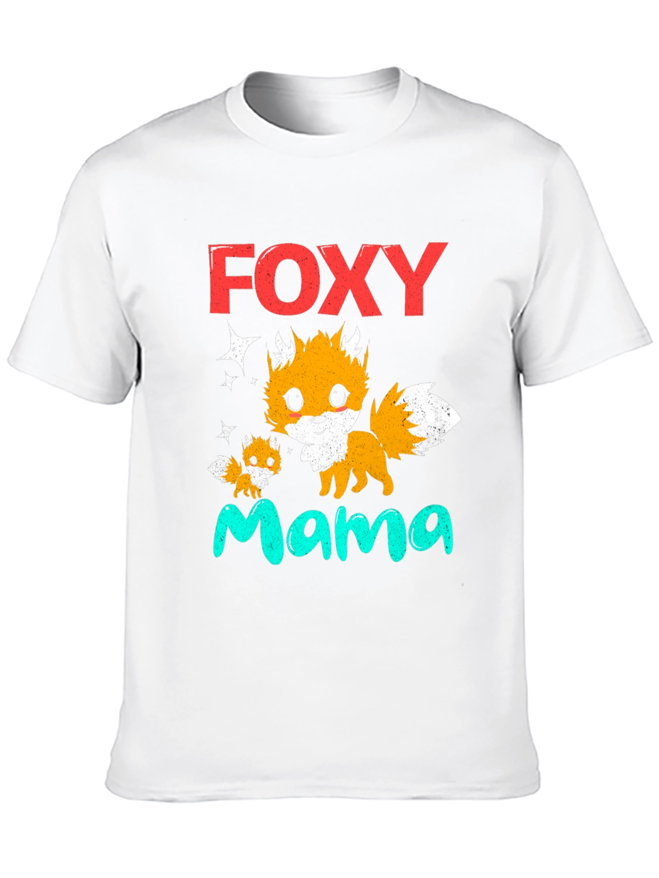 Foxy Mama T-Shirt - Cute Fox Graphic Tee