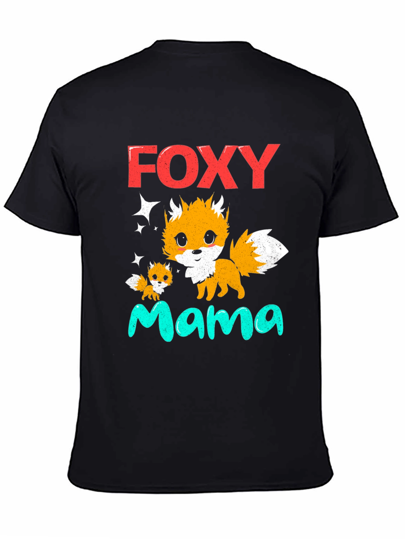 Foxy Mama T-Shirt - Cute Fox Graphic Tee