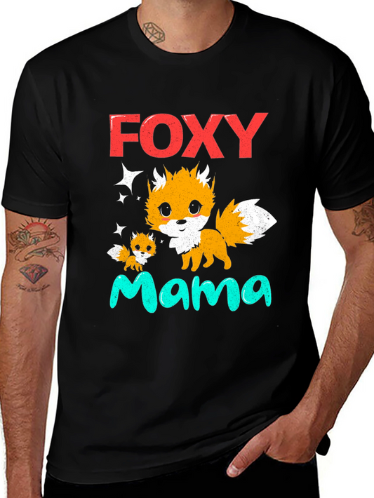 Foxy Mama T-Shirt - Cute Fox Graphic Tee