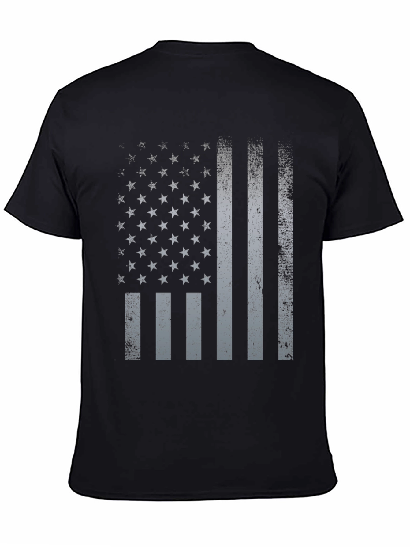 Distressed American Flag Graphic T-Shirt