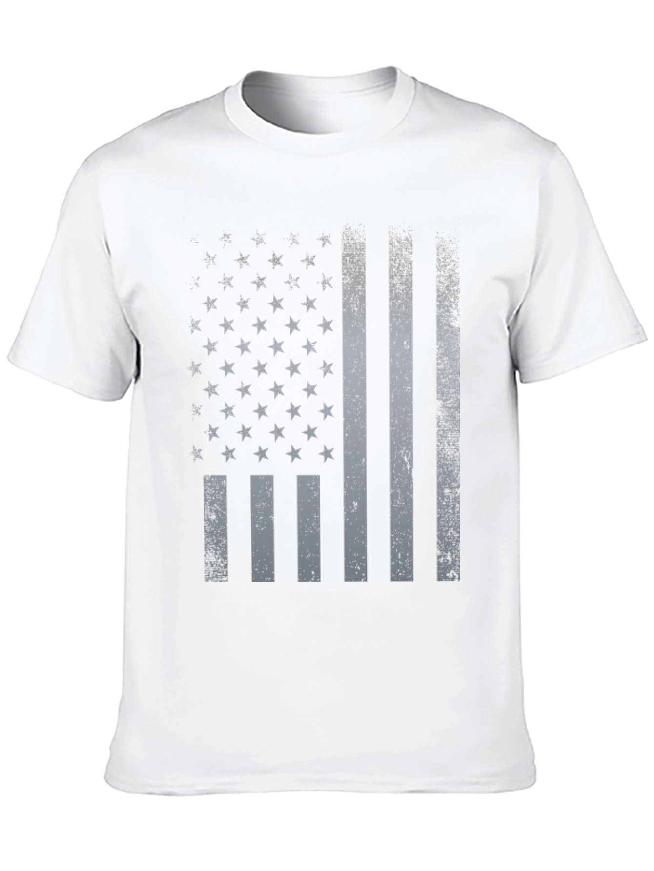 Distressed American Flag Graphic T-Shirt