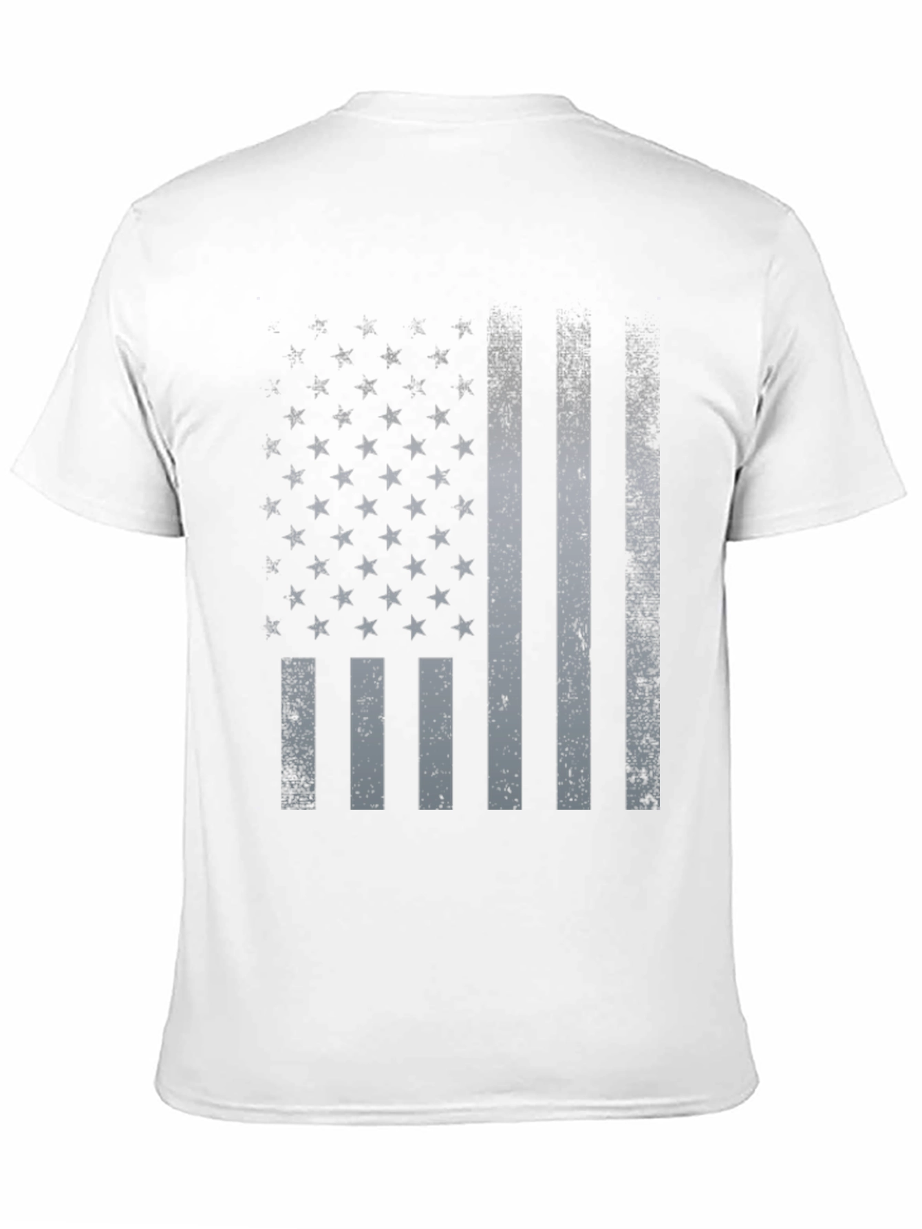 Distressed American Flag Graphic T-Shirt