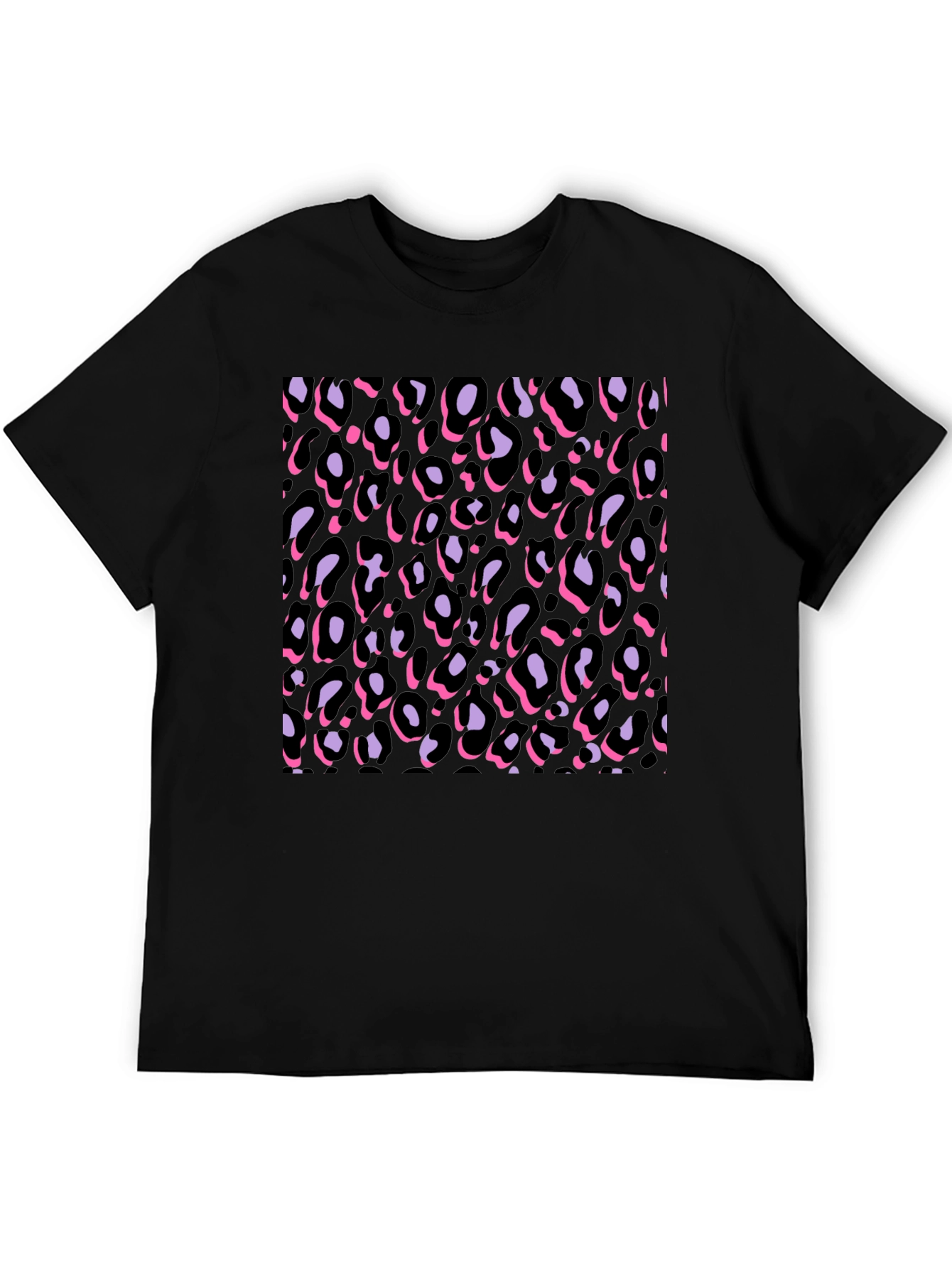 Leopard Print Mens T-Shirt - Bold & Stylish