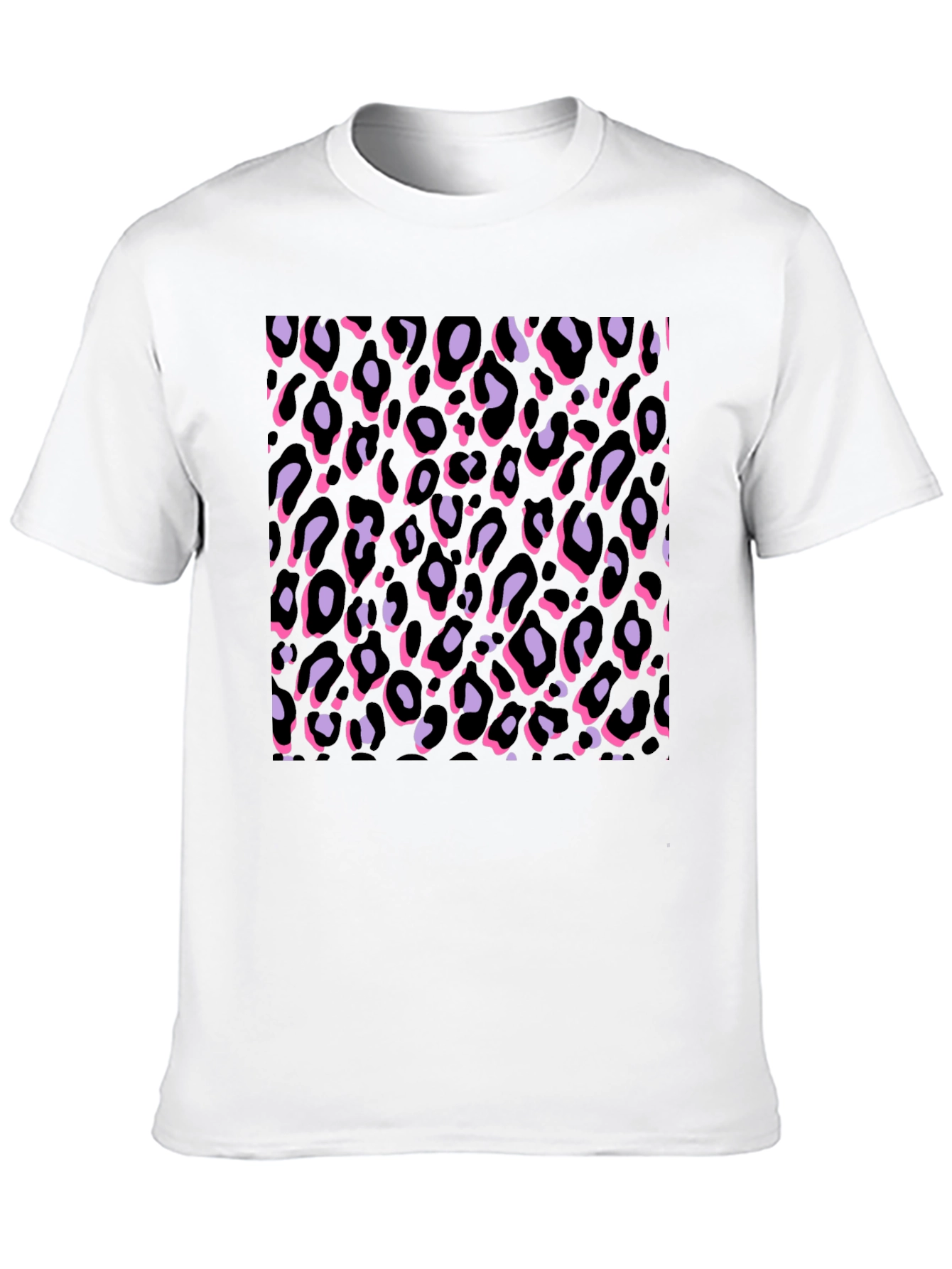 Leopard Print Mens T-Shirt - Bold & Stylish