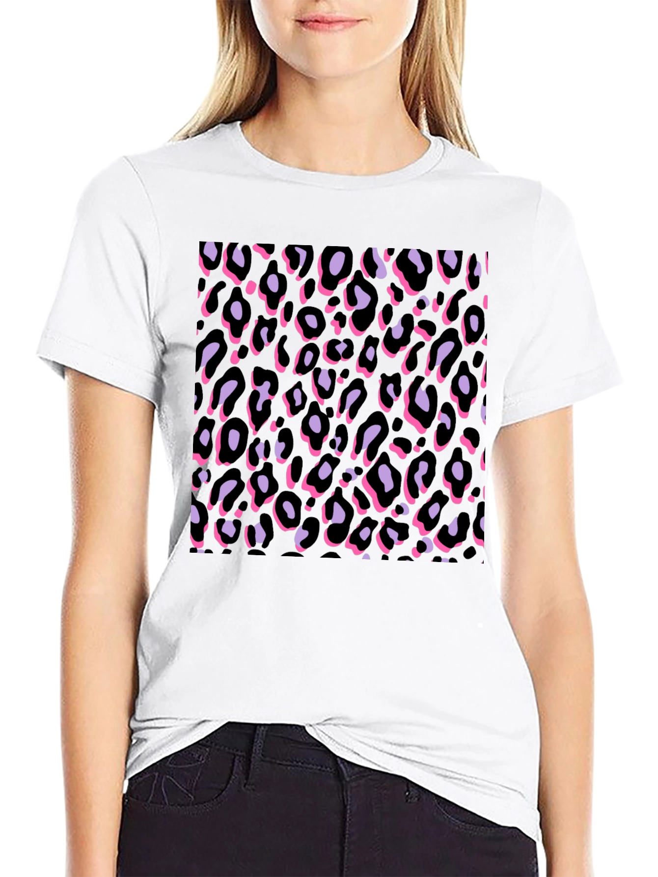 Leopard Print Mens T-Shirt - Bold & Stylish