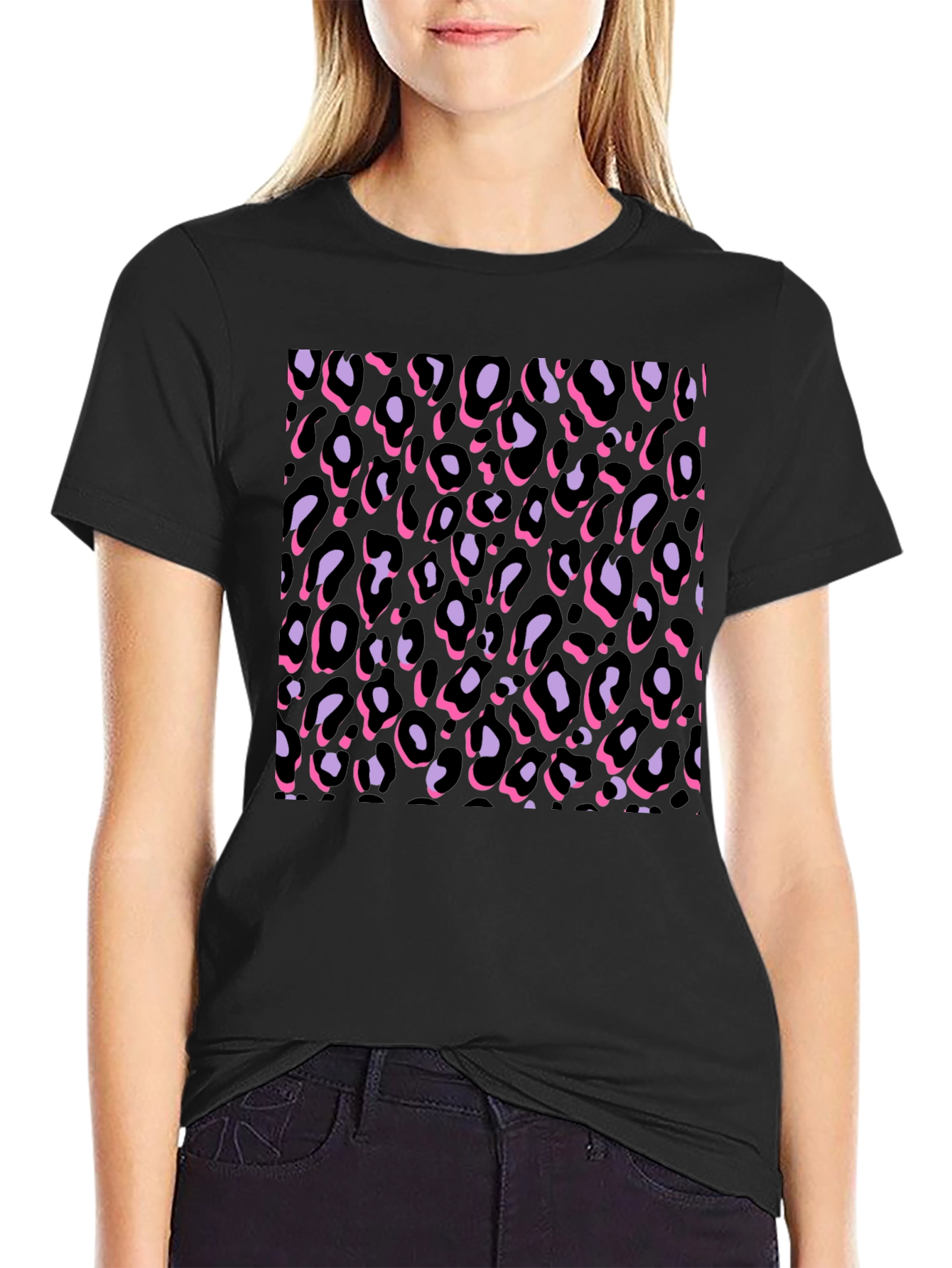 Leopard Print Mens T-Shirt - Bold & Stylish