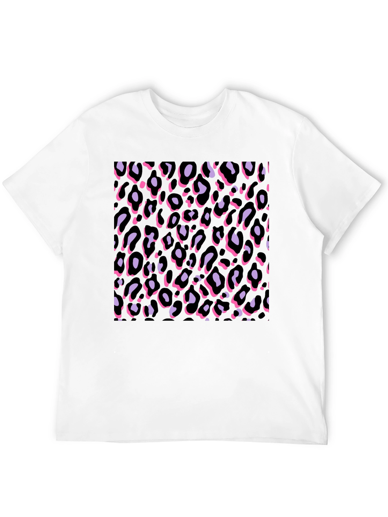 Leopard Print Mens T-Shirt - Bold & Stylish