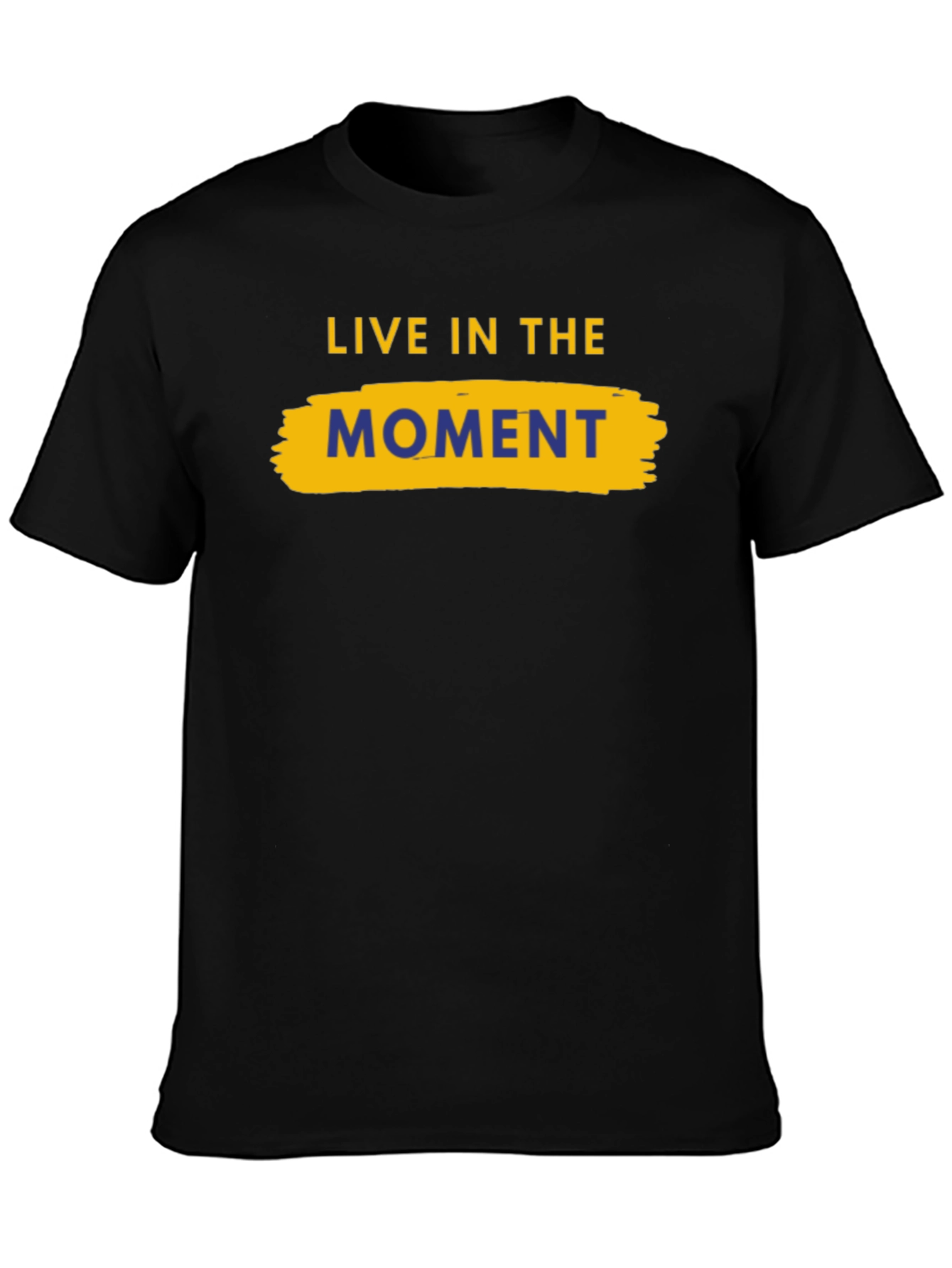 Live In The Moment Graphic Tee - Black