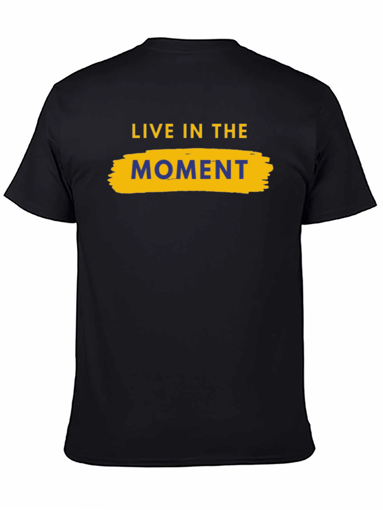 Live In The Moment Graphic Tee - Black