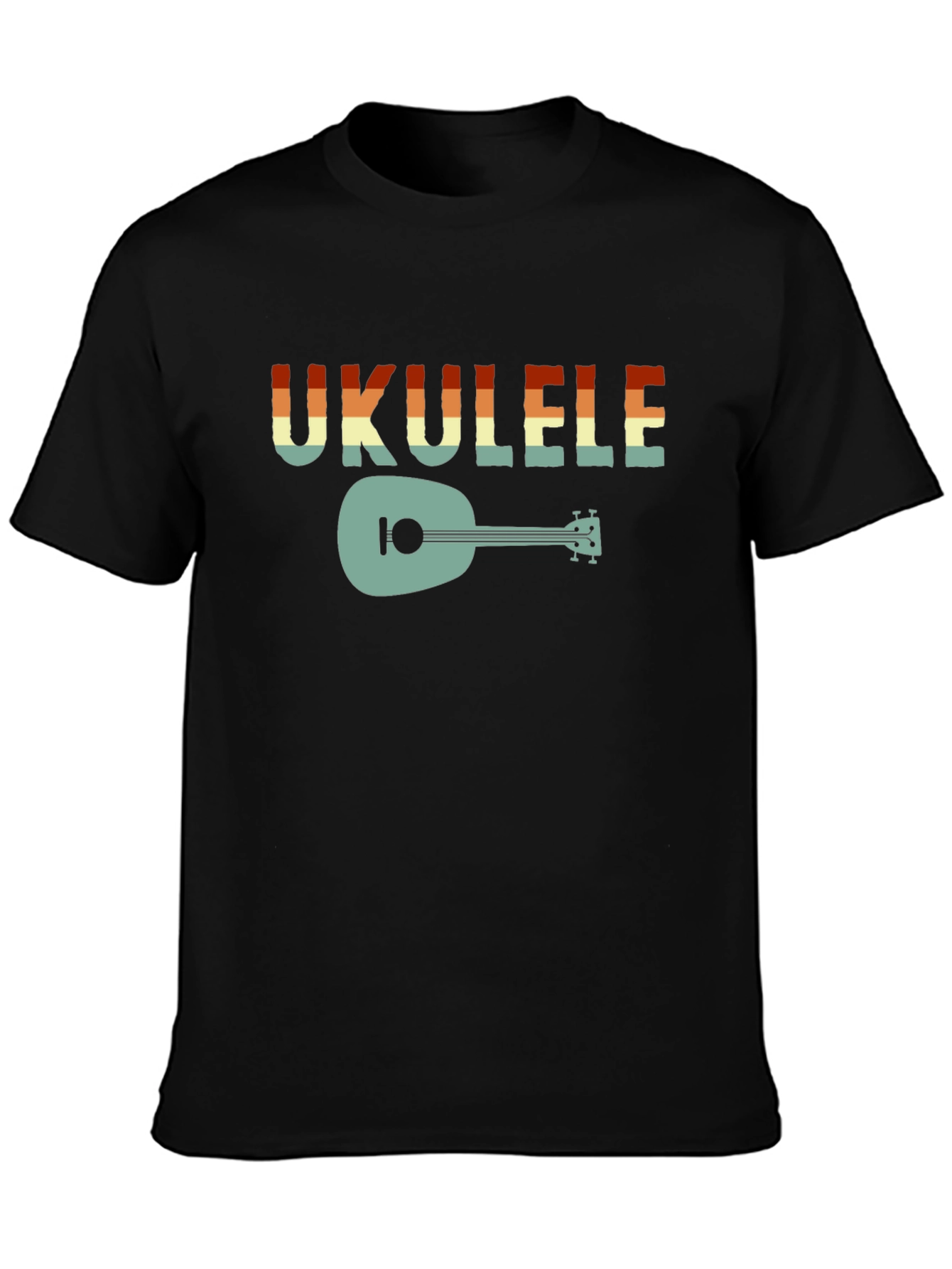 Retro Ukulele Graphic T-Shirt