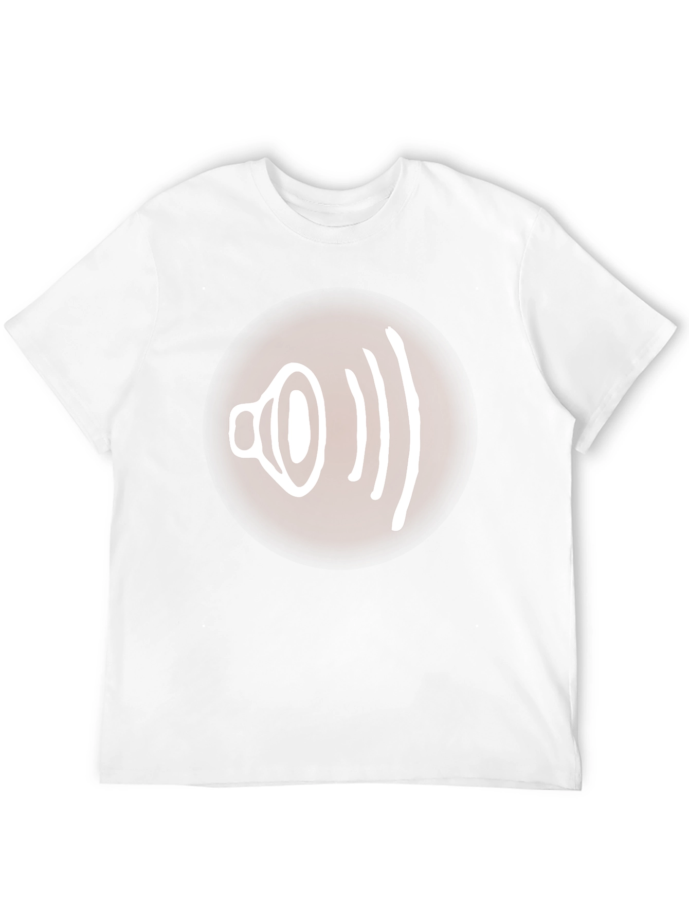 Sound Wave Graphic Tee - Black Cotton T-Shirt