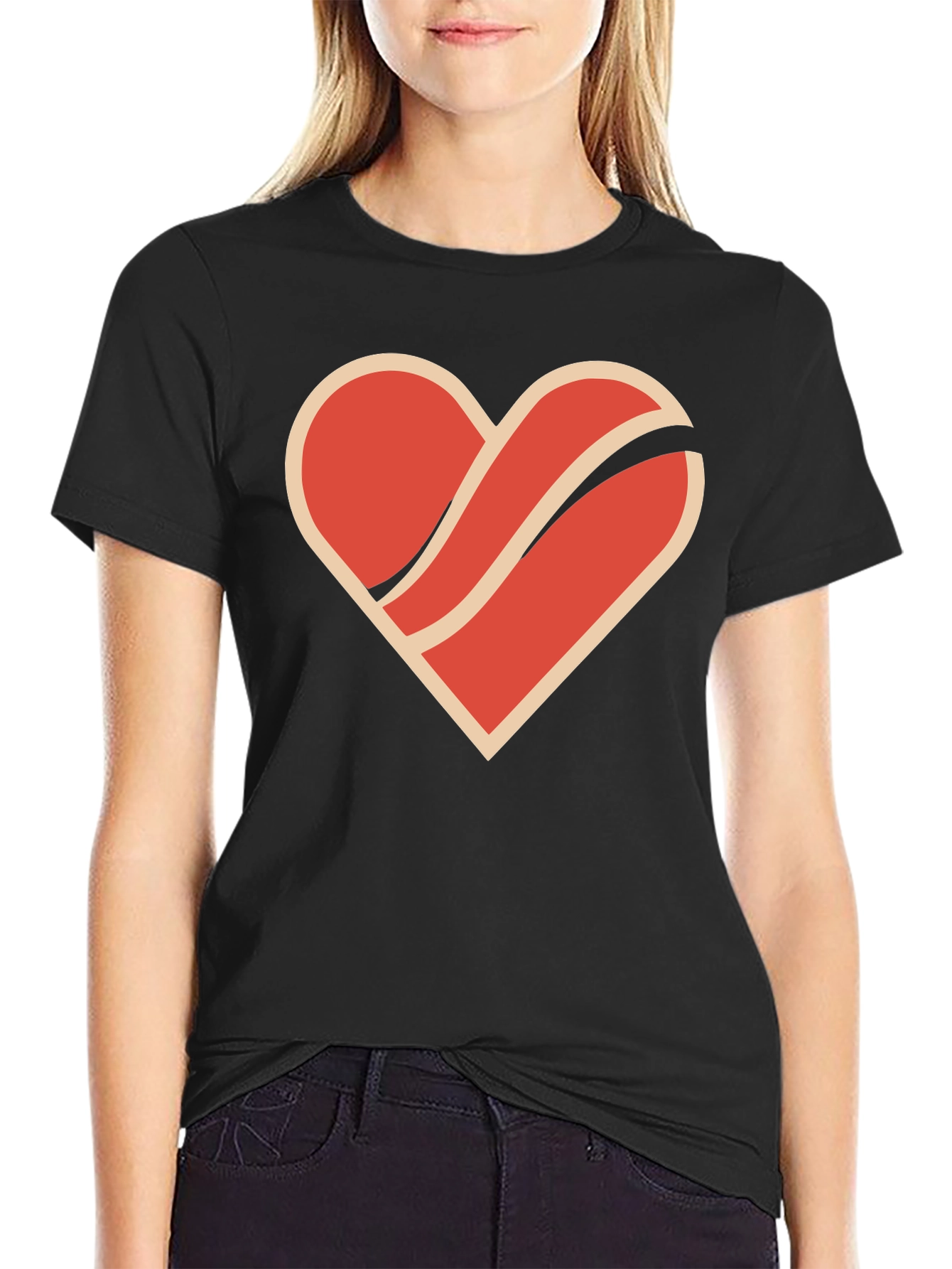 Retro Heart Graphic Tee - Stylish & Unique