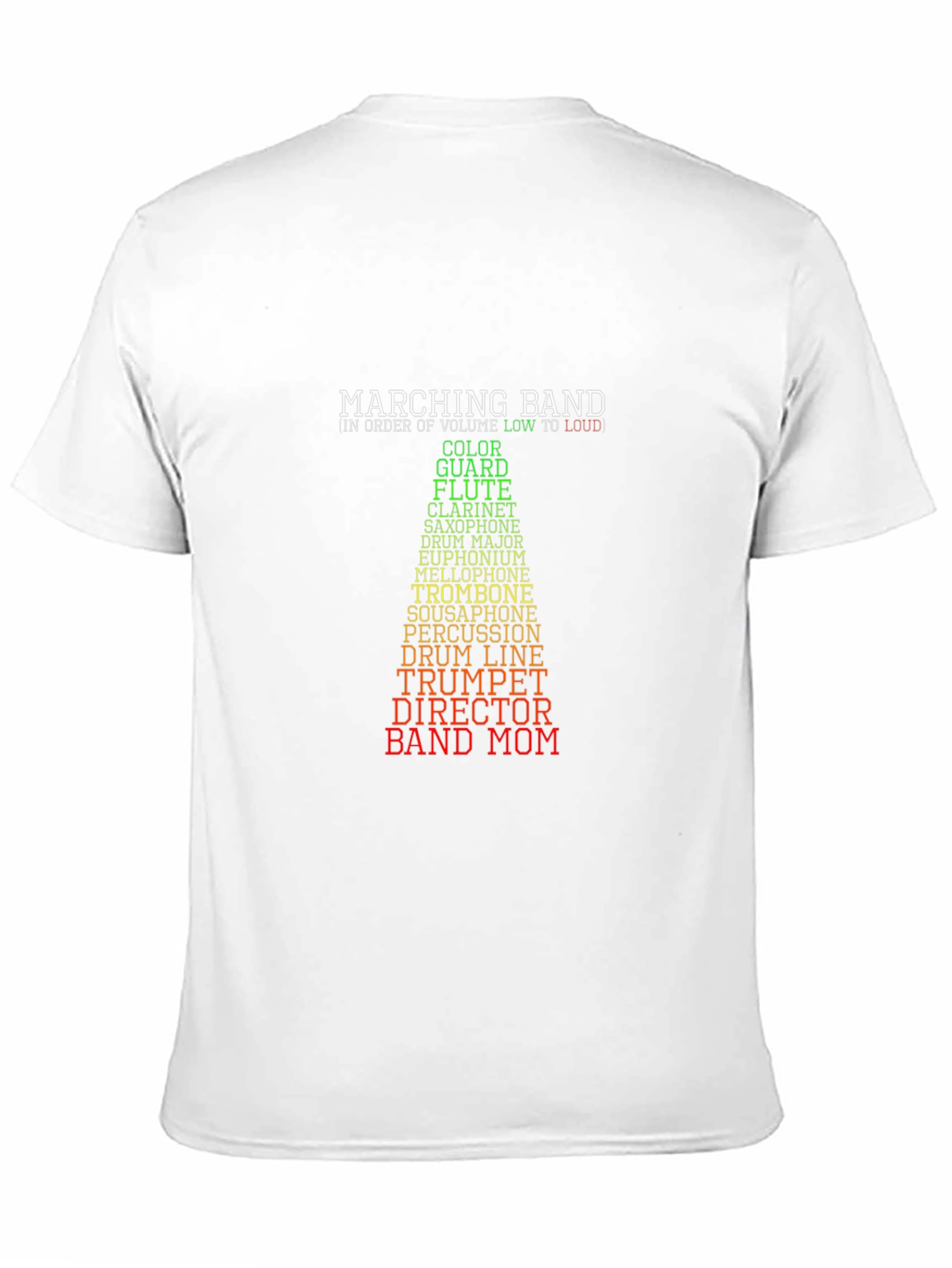 Marching Band Instrument Volume T-Shirt