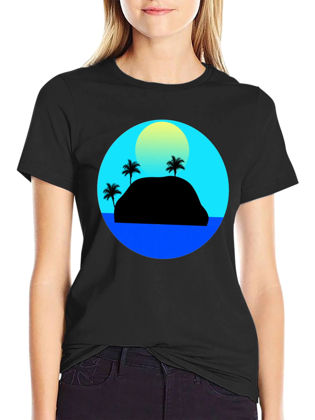 Island Sunset Graphic Tee