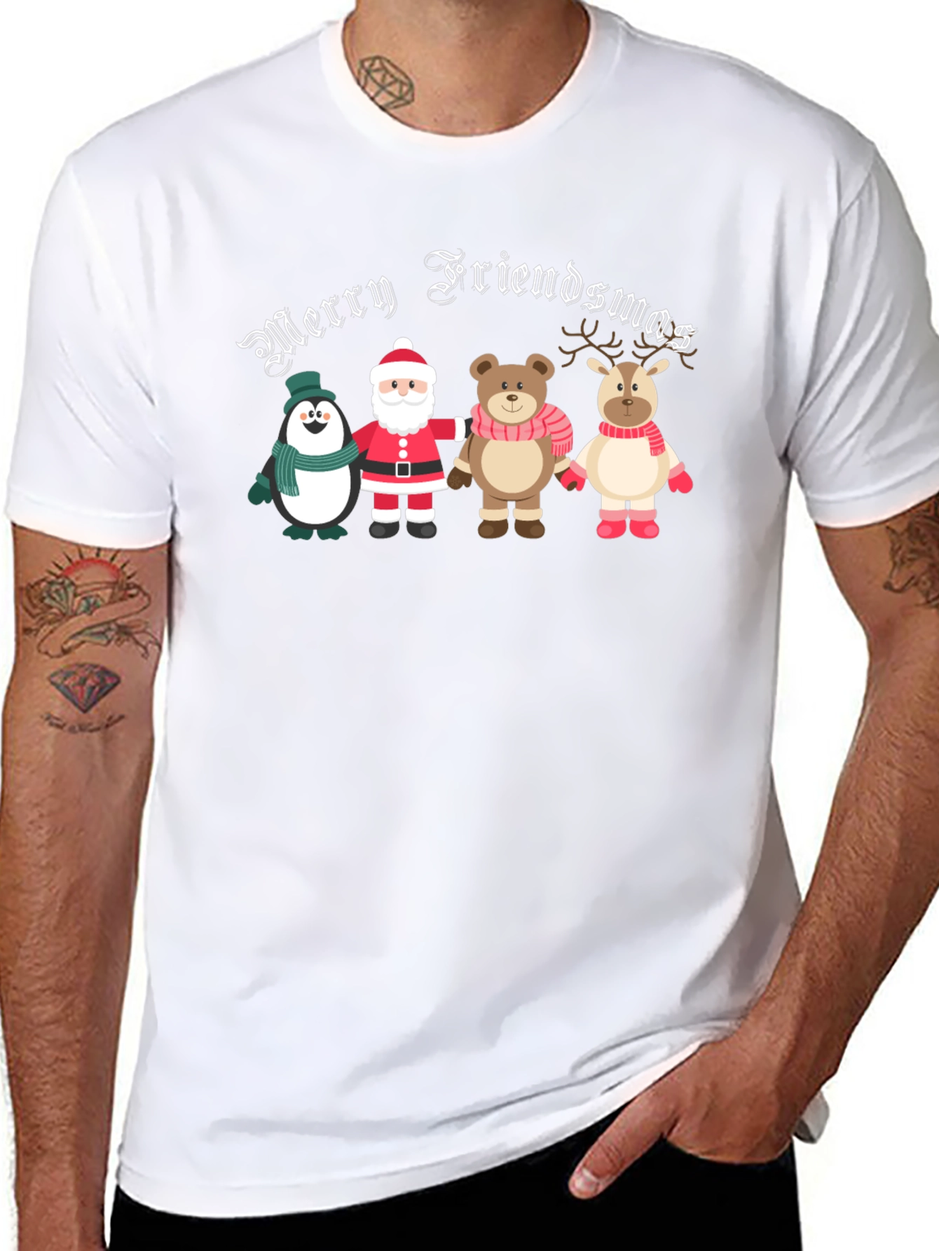 Merry Friendsmas T-Shirt: Holiday Celebration