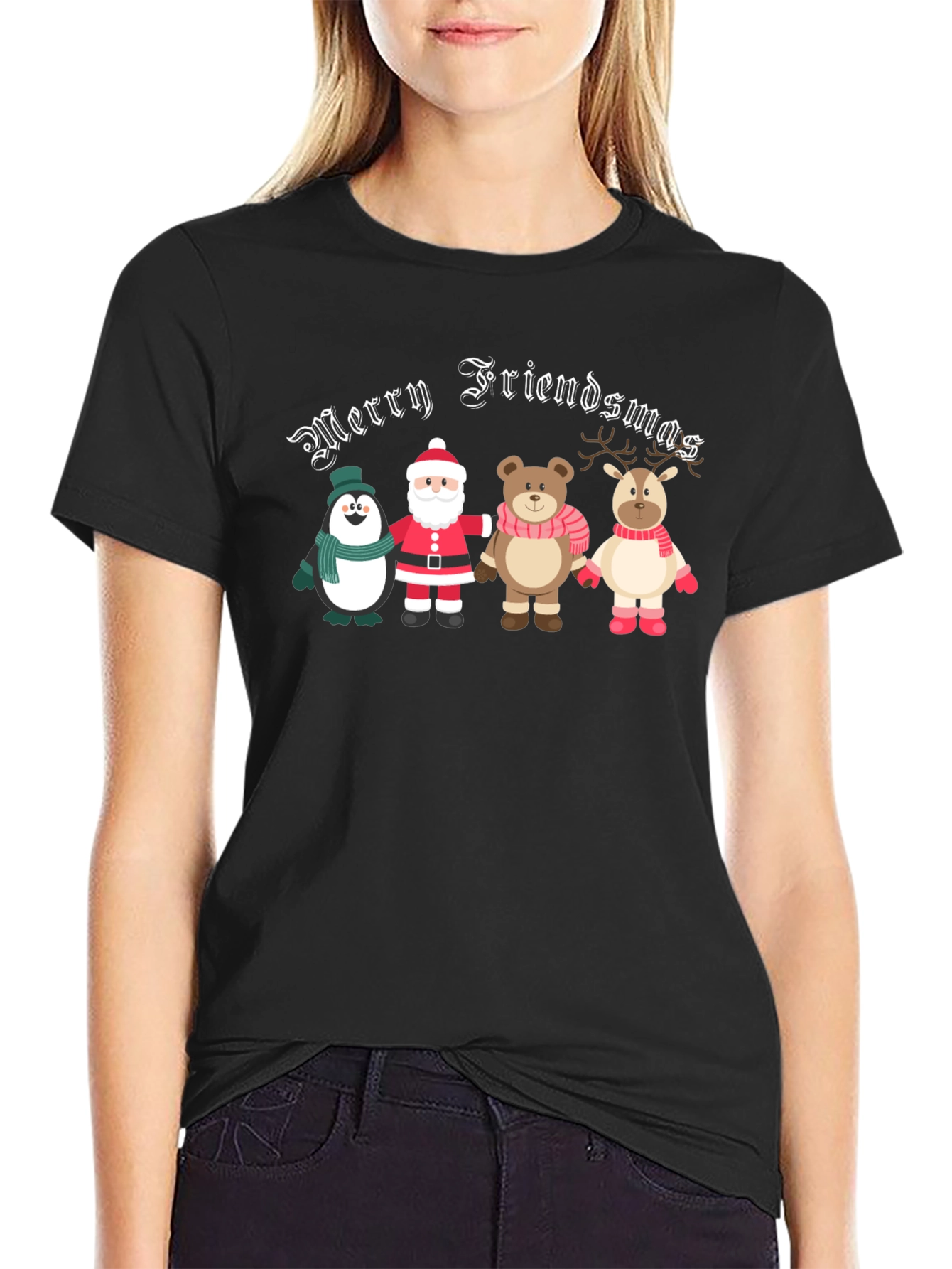 Merry Friendsmas T-Shirt: Holiday Celebration
