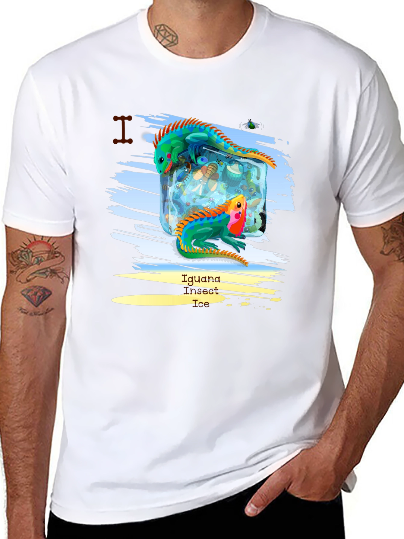 Iguana Insect Taco T-Shirt